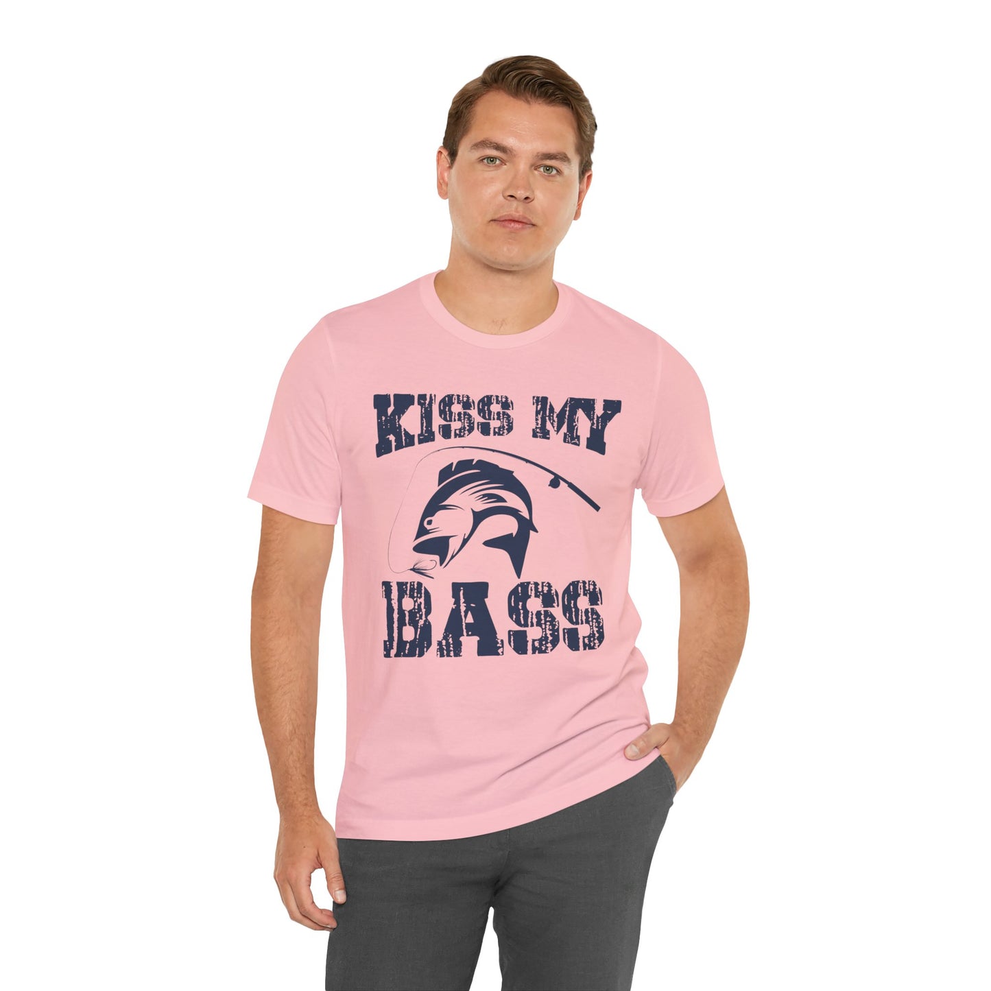 Fishing: Kiss My Bass - Unisex Jersey Short Sleeve Tee - 14021