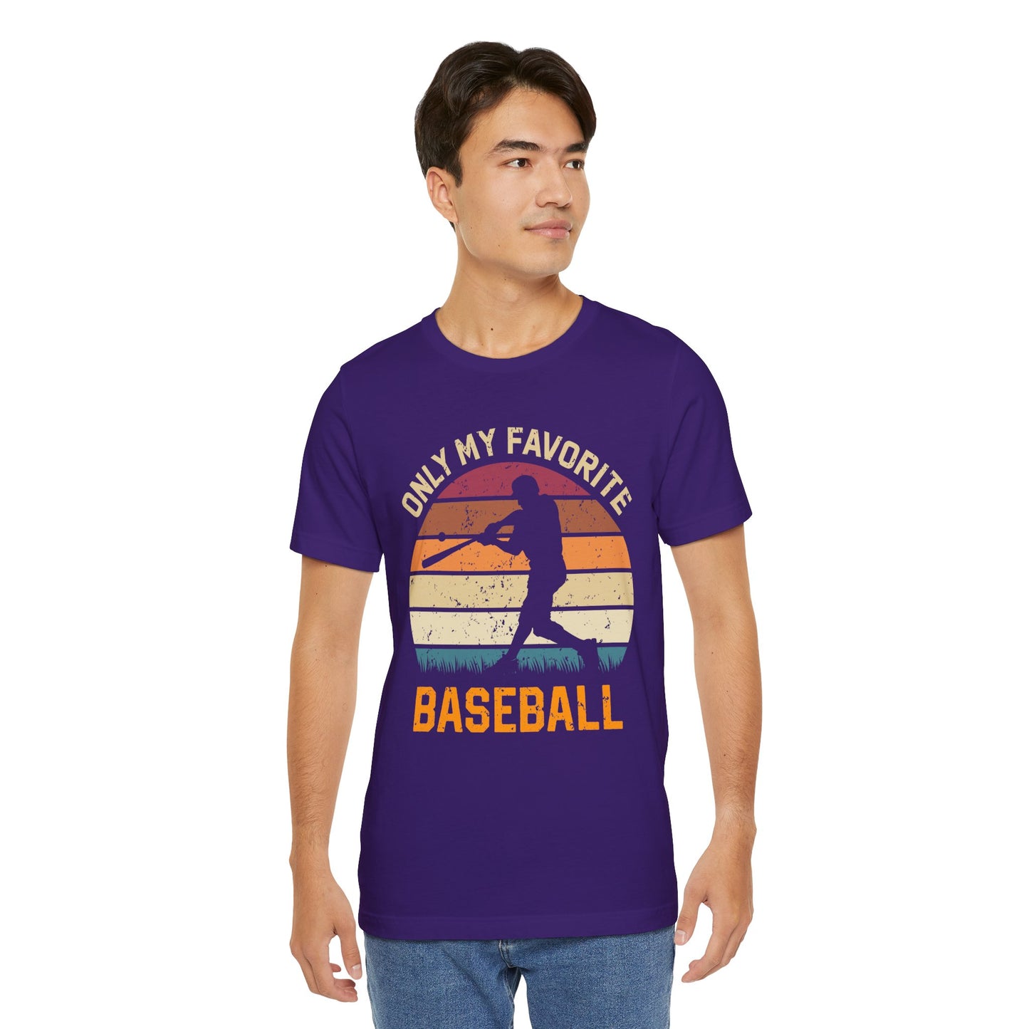 Only My Favorite Baseball - Unisex Jersey Short Sleeve Tee - 12863