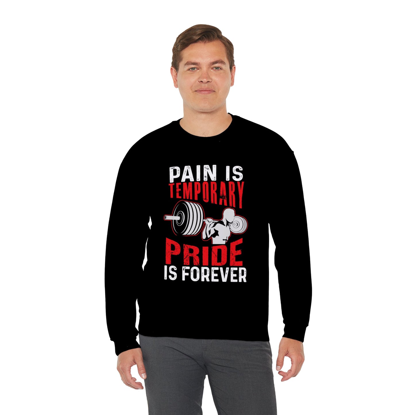 Pain Is Temporary, Pride Is Forever - Unisex Heavy Blend™ Crewneck Sweatshirt