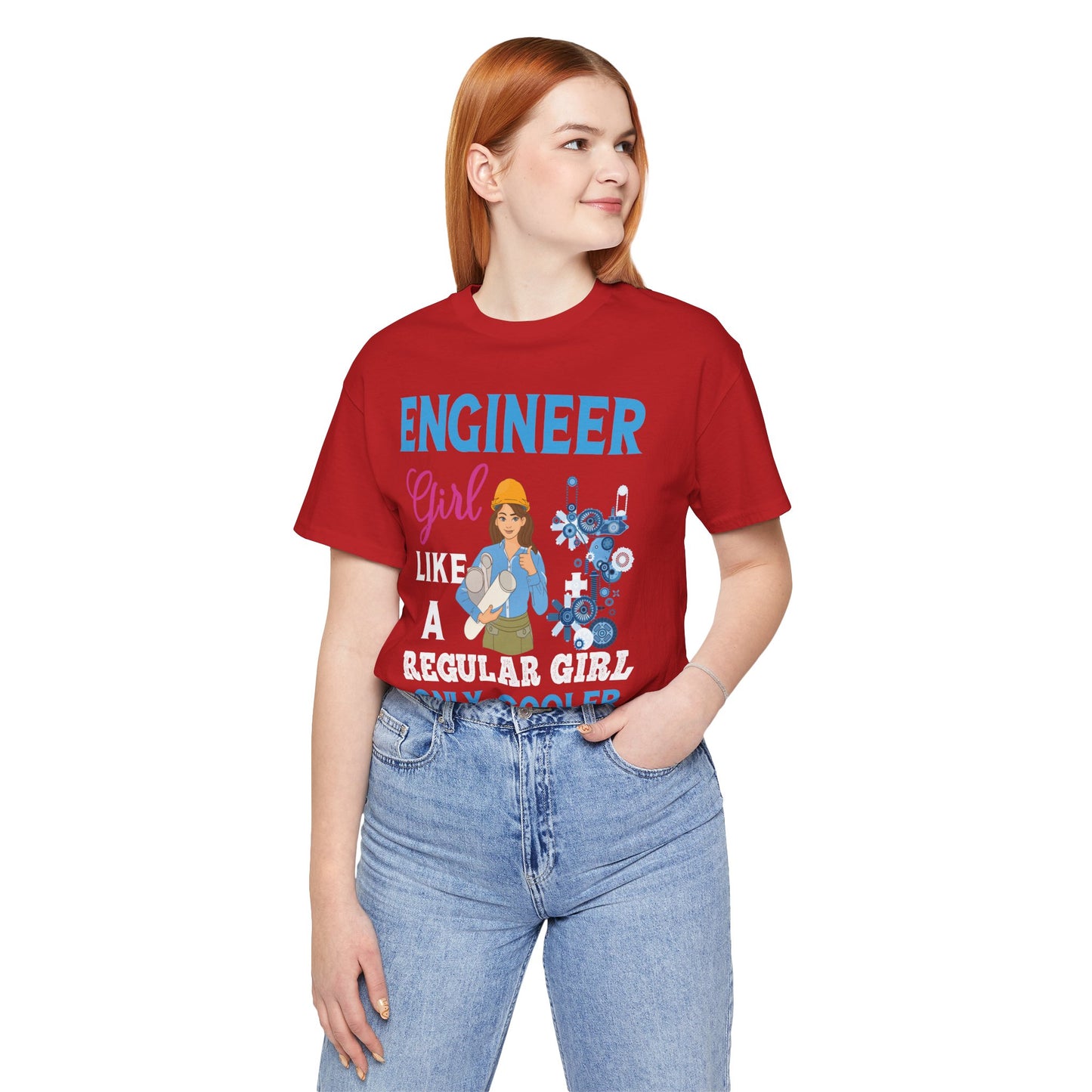 Engineer Girl Like A Regular Girl, Only Cooler - Unisex Jersey Short Sleeve Tee - 13613