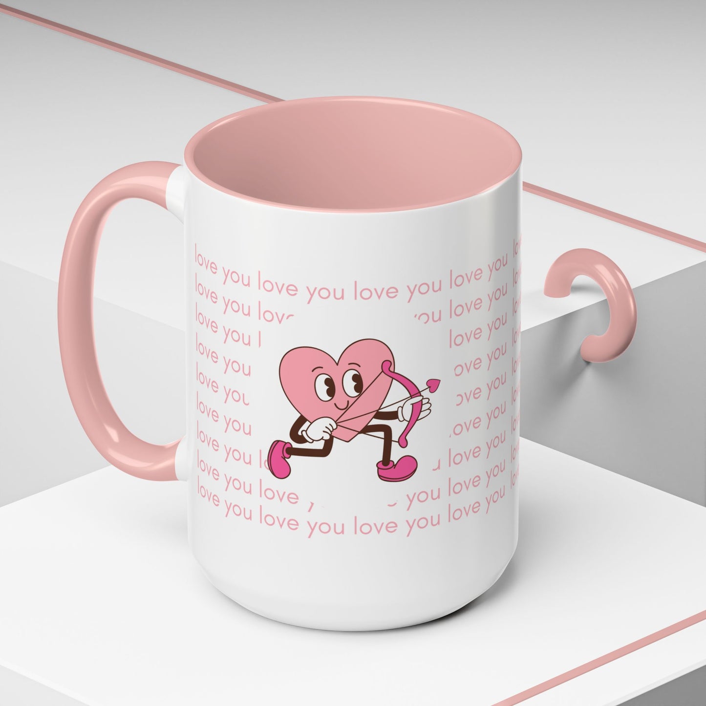 Valentine's, Love You - Accent Coffee Mug (11, 15oz) - 11471