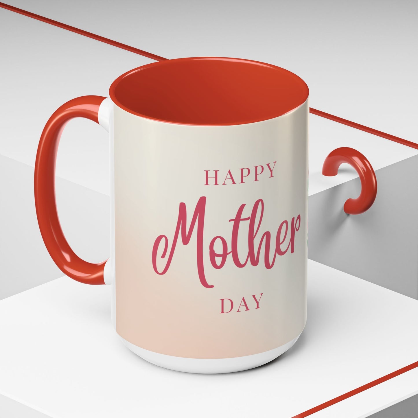 Floral Mother’s Day Coffee Mug, Photo Customizable - Happy Mother’s Day Gift - 12284
