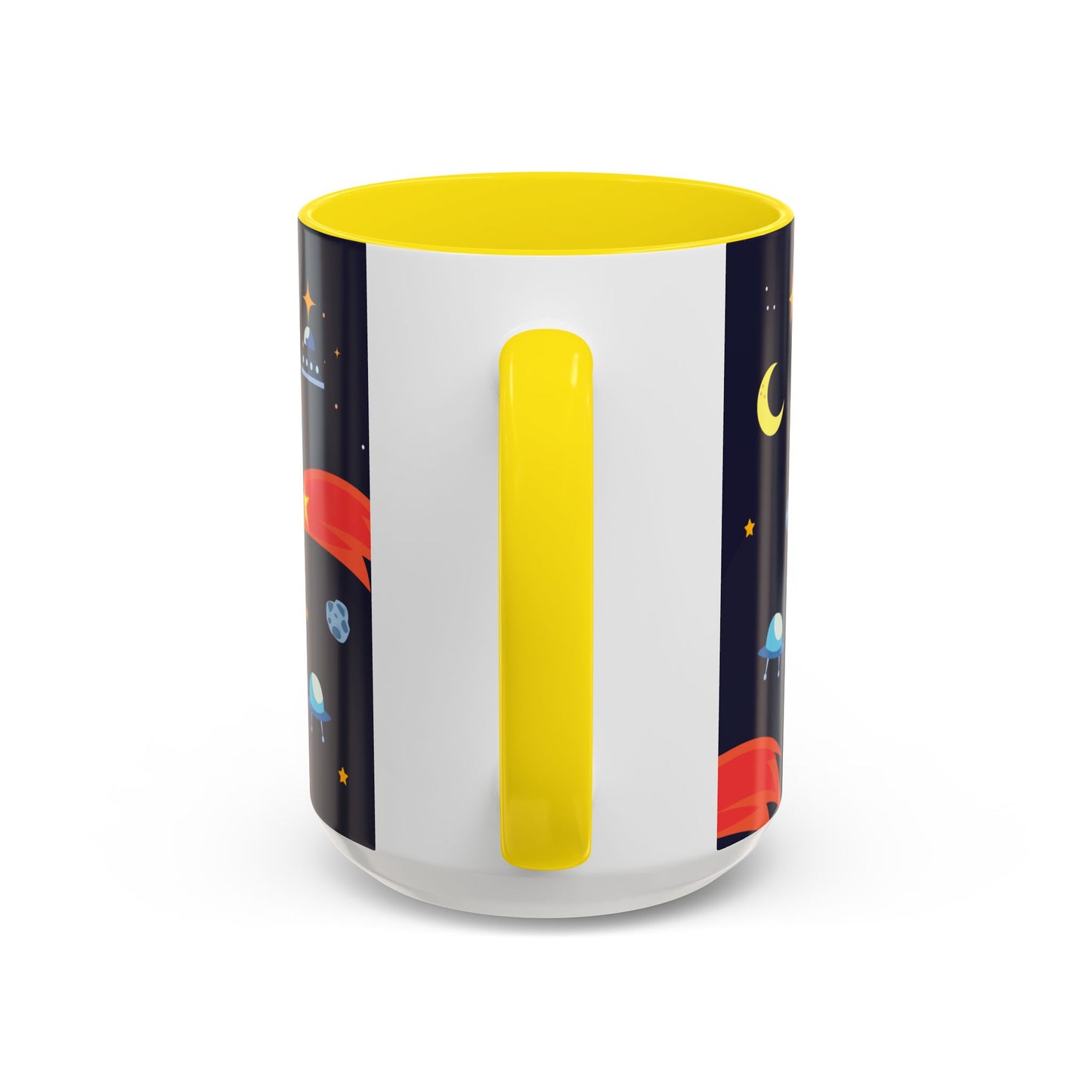 Happy Birthday, Space Explorer, Details Customizable - Accent Coffee Mug (11, 15oz) - 11239