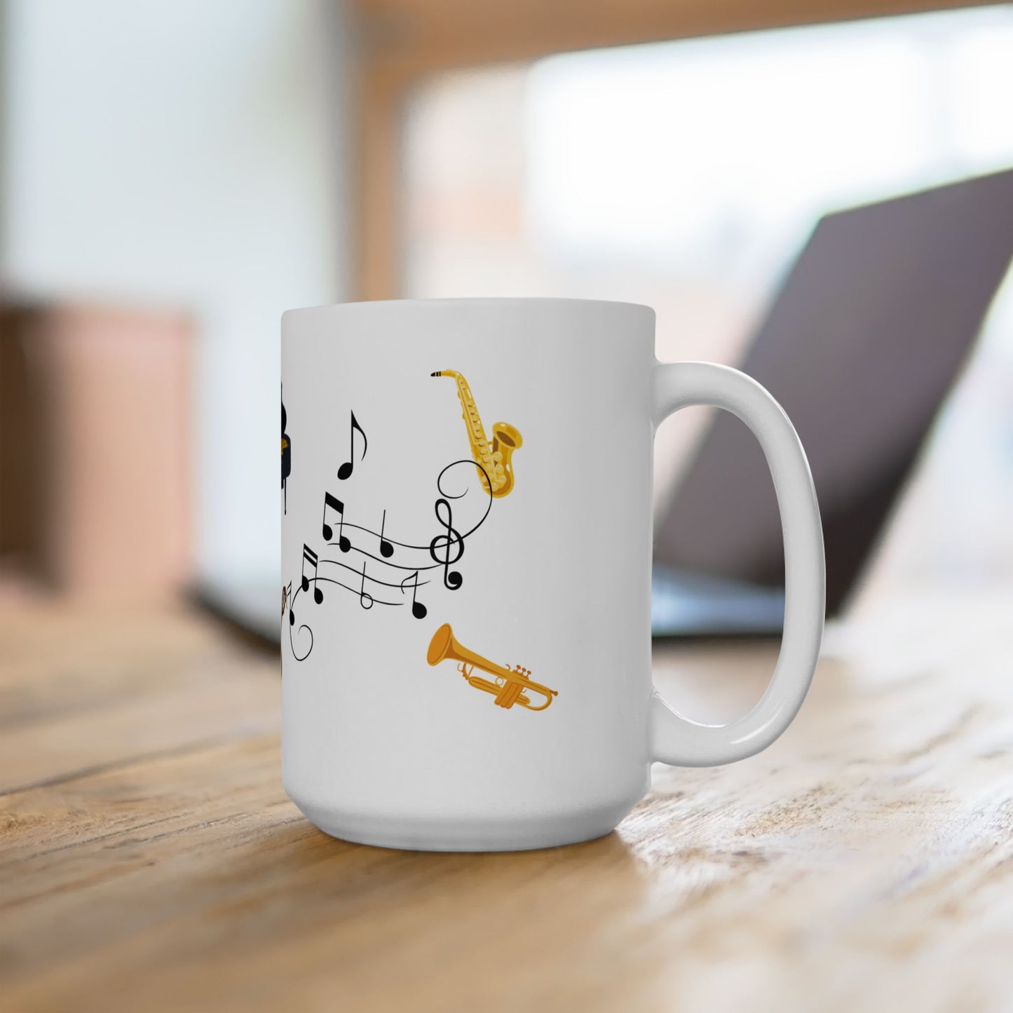 I Love Music - Ceramic Mug, (11oz, 15oz) - 11275