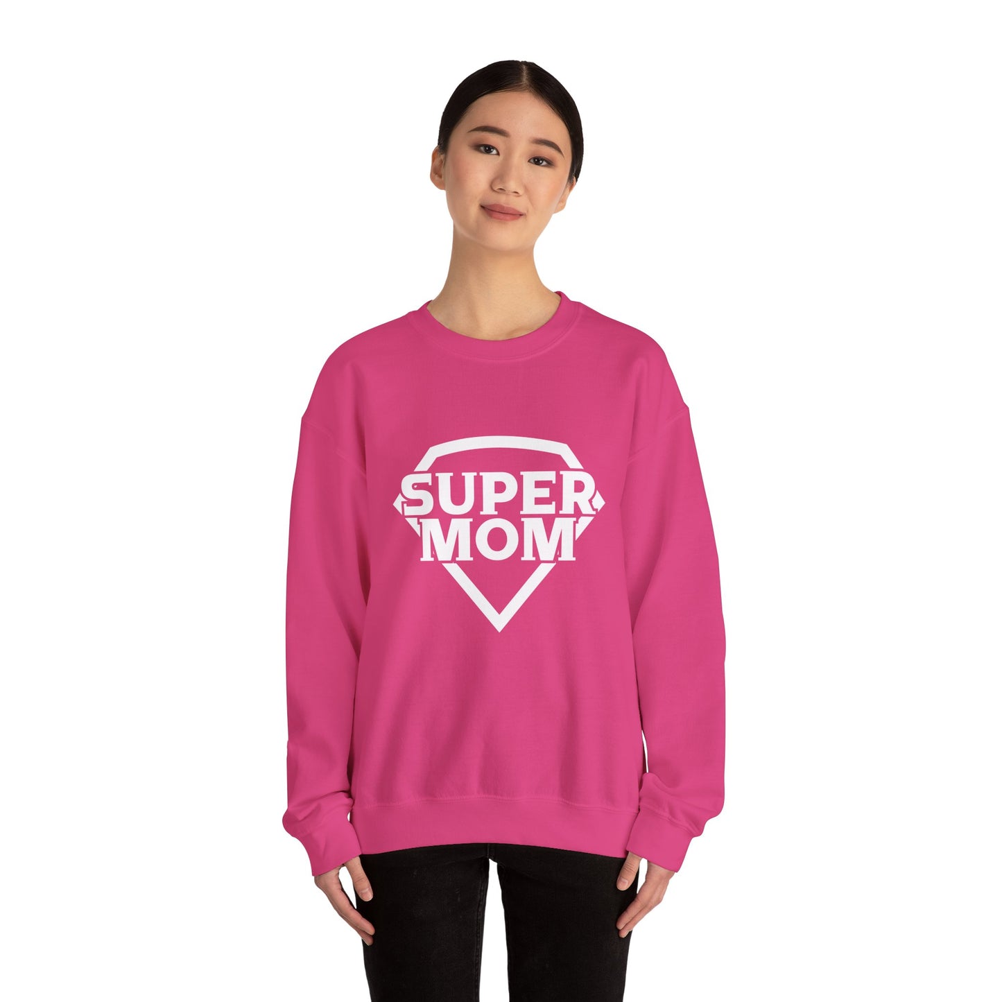 Super Mom - Unisex Heavy Blend™ Crewneck Sweatshirt -11662