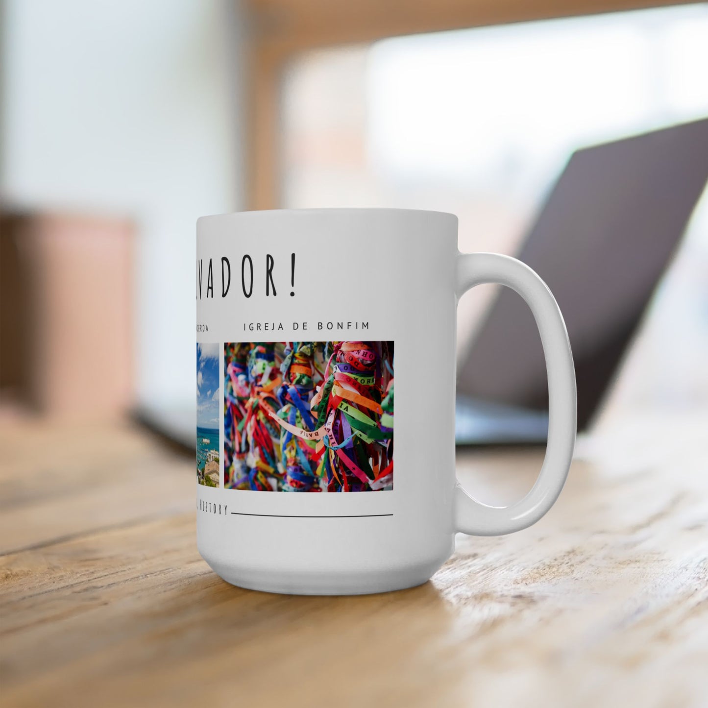 Hello Salvador Ceramic Mug – 11oz & 15oz – Celebrate Culture, Music, & History - 12238