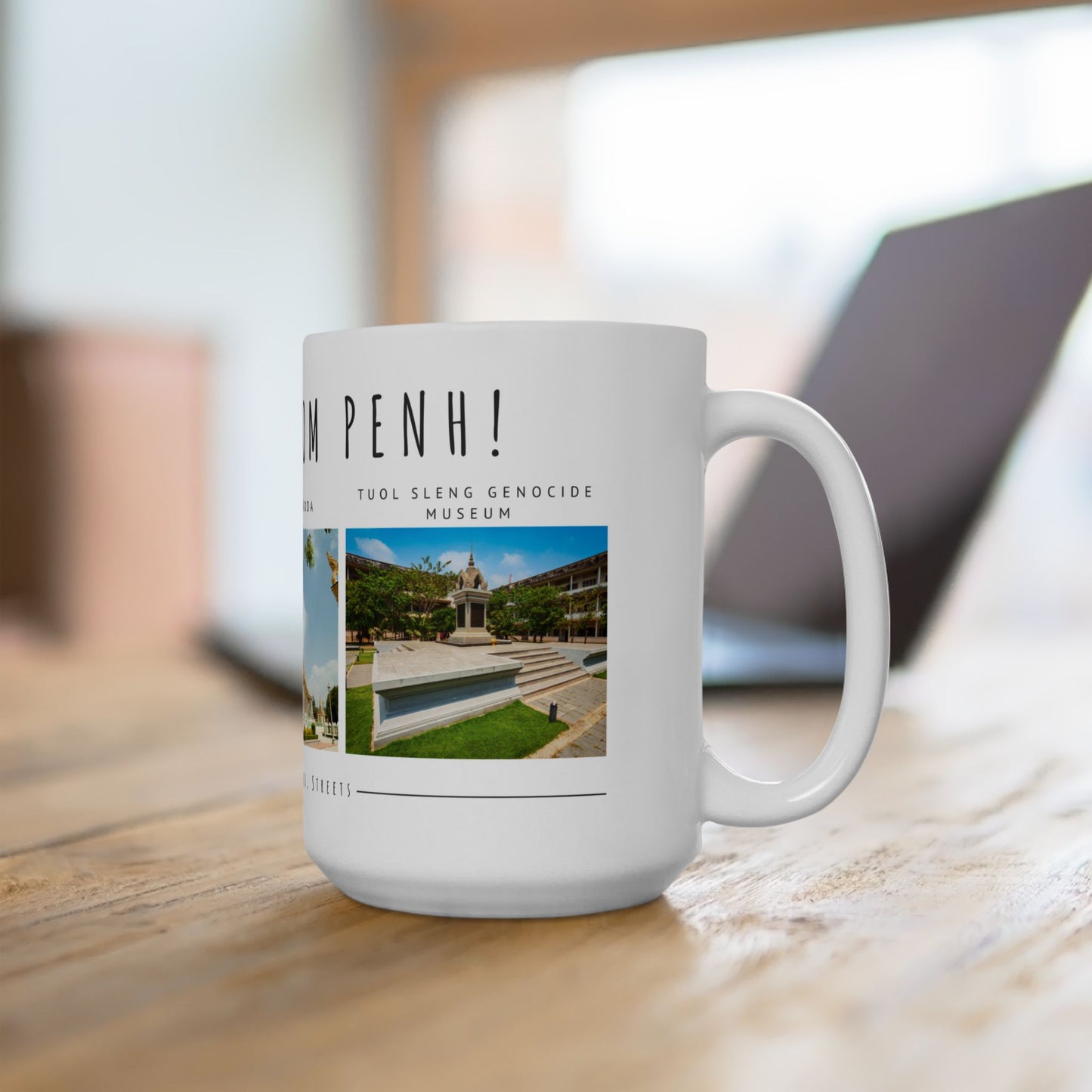 Hello, Phnom Penh! Ceramic Mug - 11oz & 15oz - Perfect Souvenir Gift - 12170
