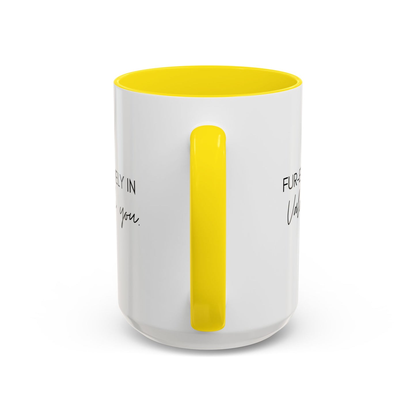 My Dog is My Valentine - Accent Coffee Mug (11, 15oz) - 11423