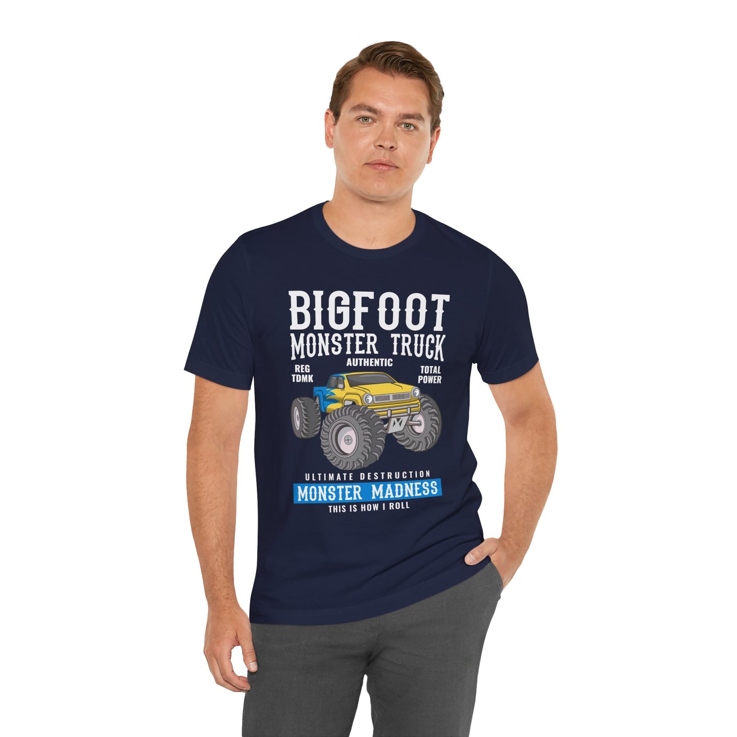 Bigfoot Monster Truck - Unisex Jersey Short Sleeve Tee - 12955
