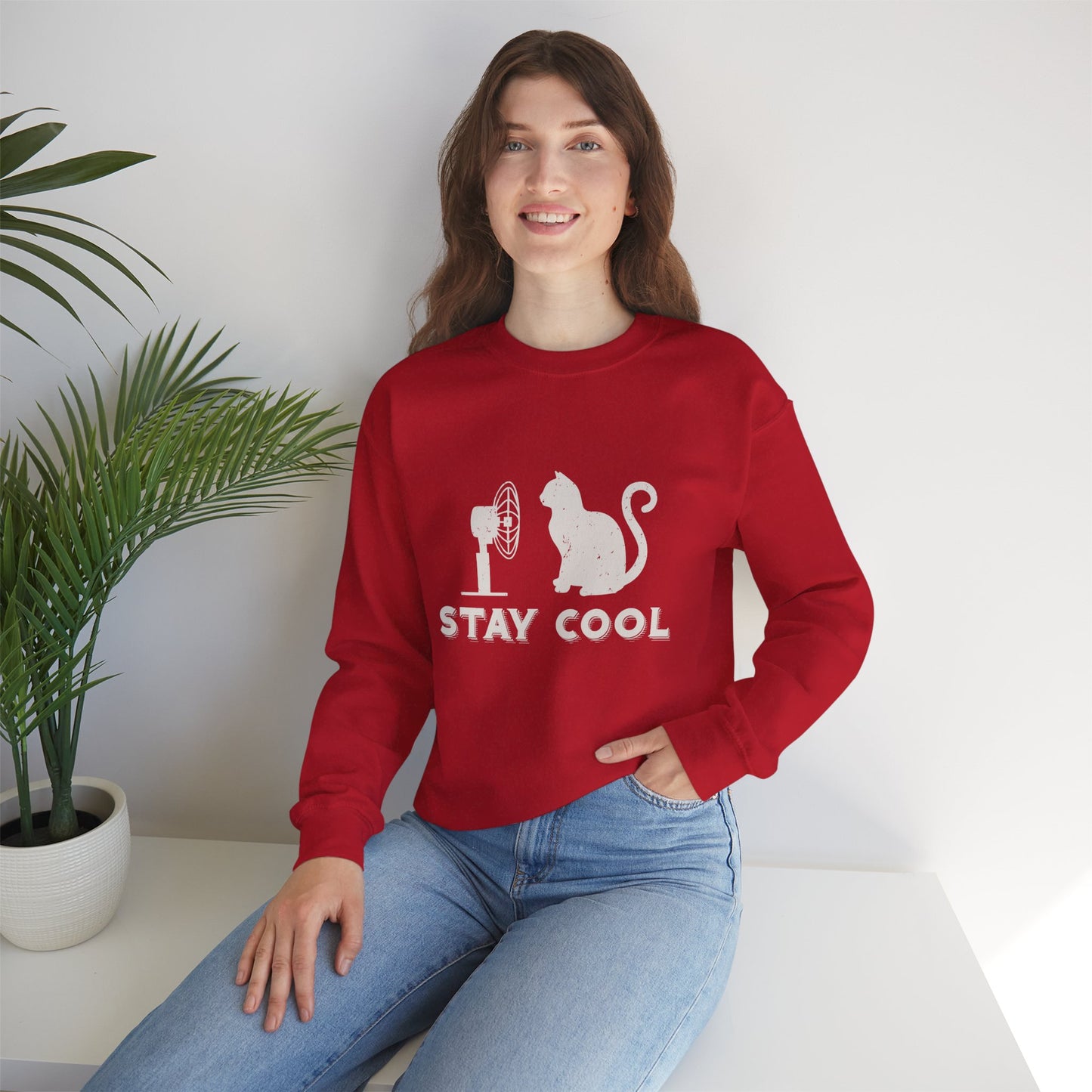 Stay Cool - Unisex Heavy Blend™ Crewneck Sweatshirt