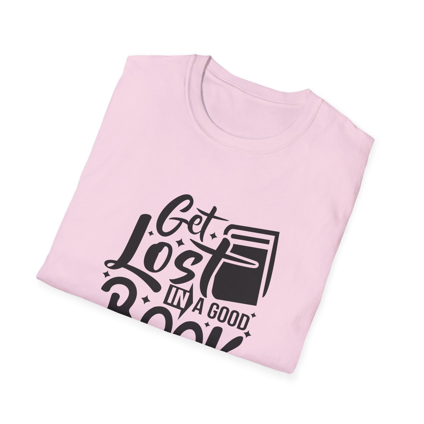 Get Lost in a Good Book - Unisex Softstyle T-Shirt - 10774