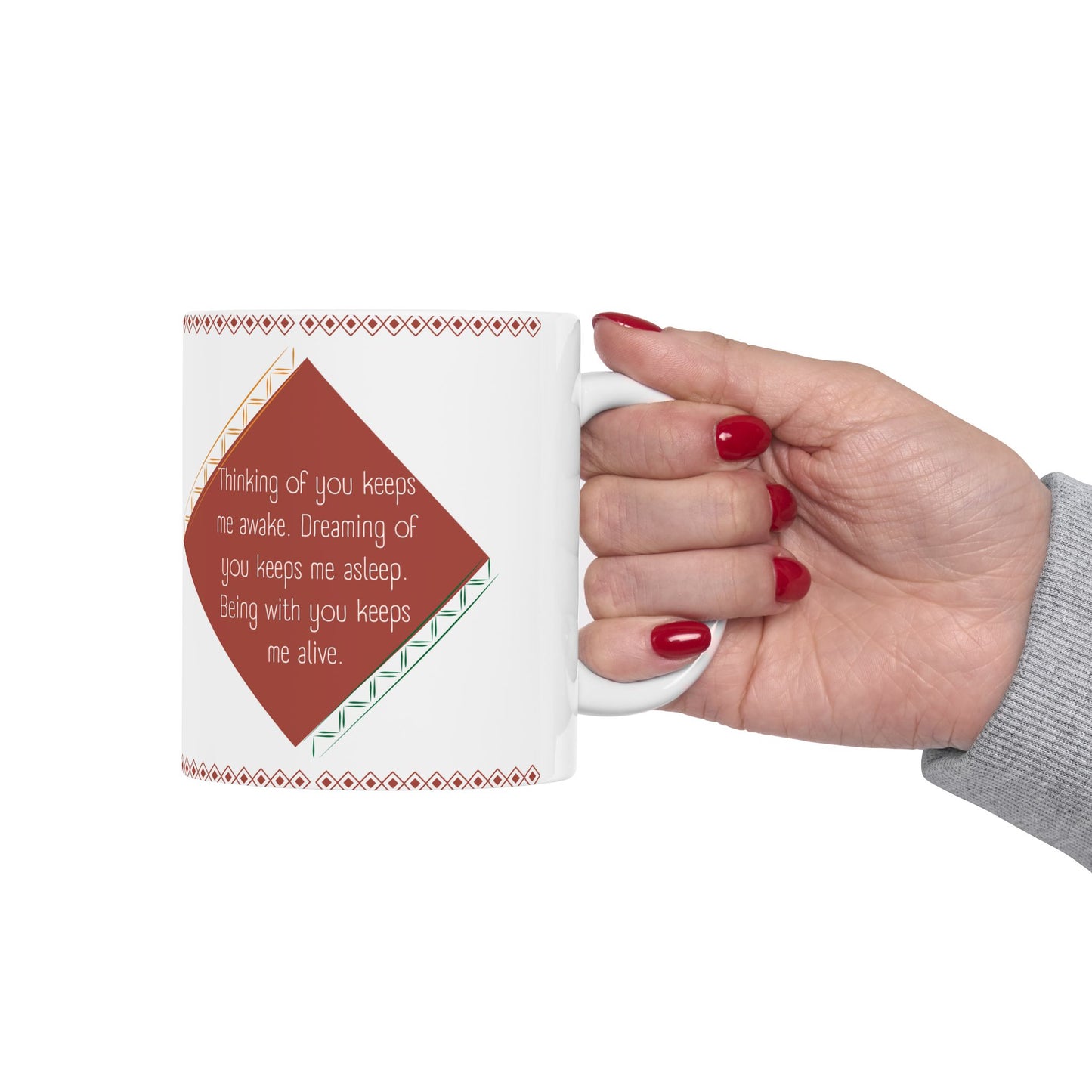 Thinking of You Keeps Me Awake - Ceramic Mug, (11oz, 15oz) - 11632