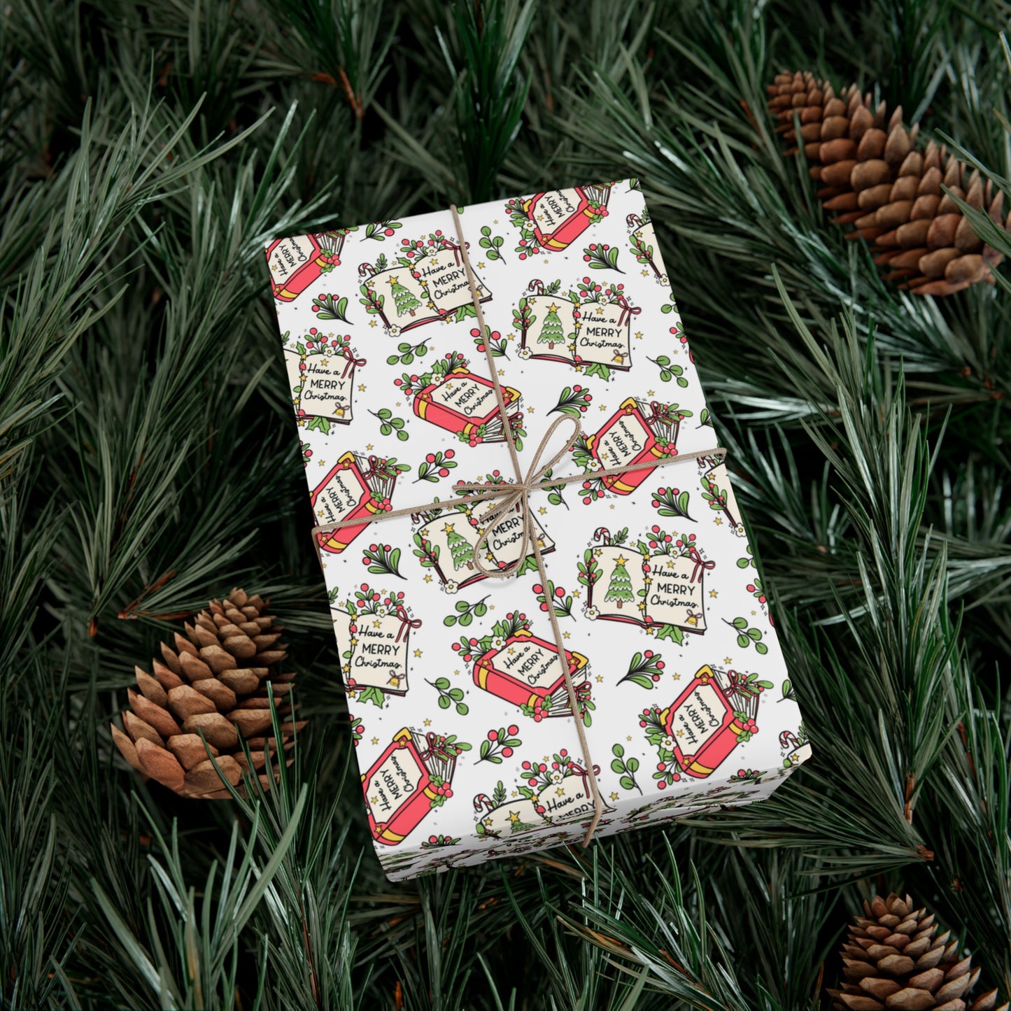 Have A Merry Christmas Books - Gift Wrap Papers - 10287