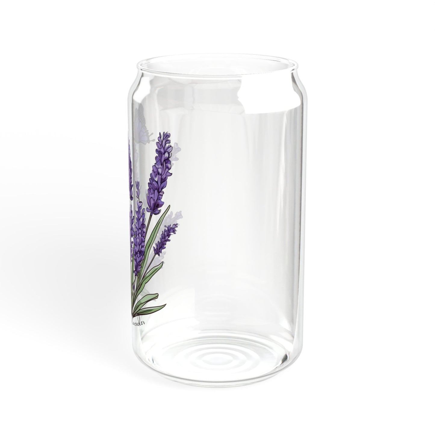 Whispers of lavender, Customizable - Sipper Glass, 16oz - 10828