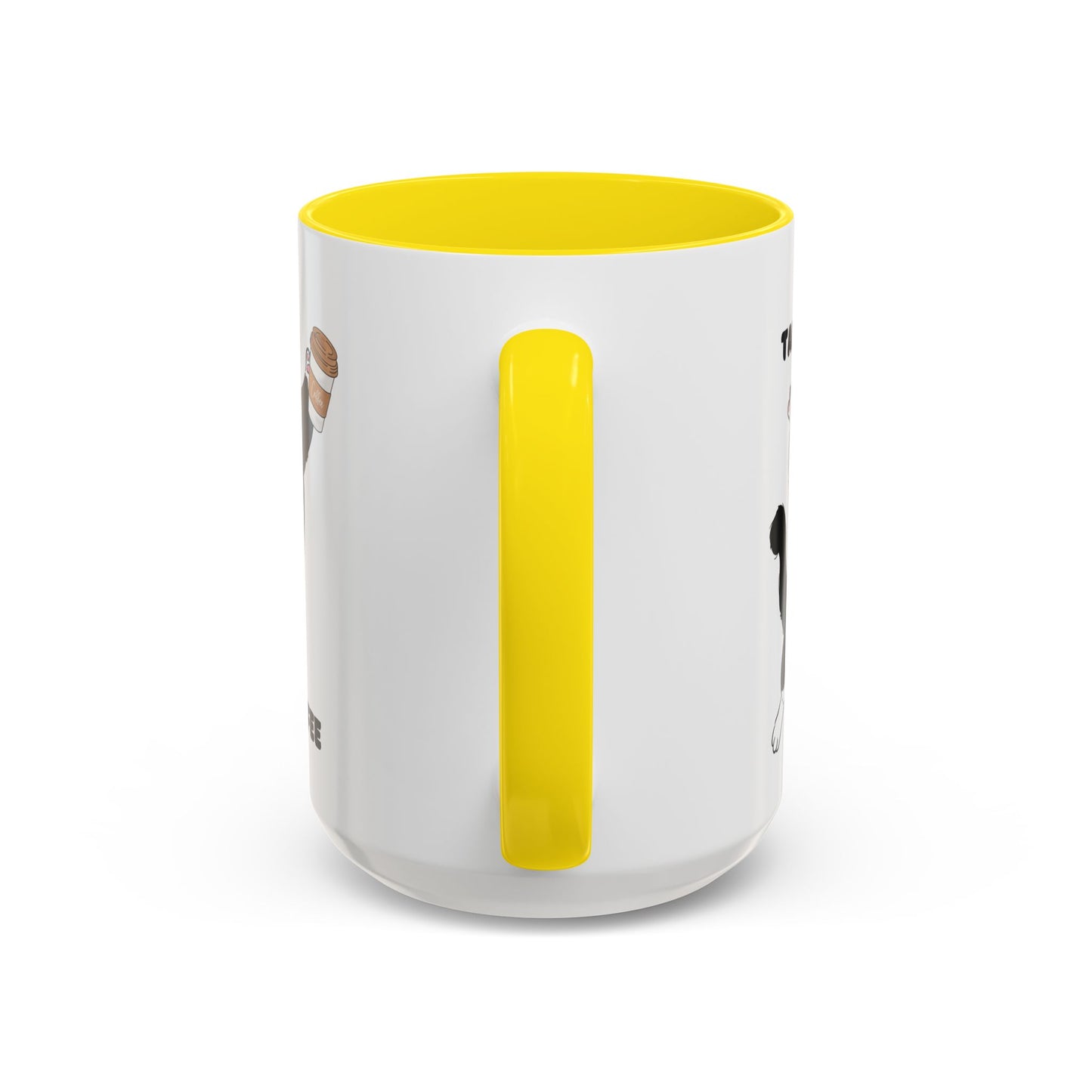 Cat, Take a Break, Drink Coffee - Accent Coffee Mug (11, 15oz) - 11295