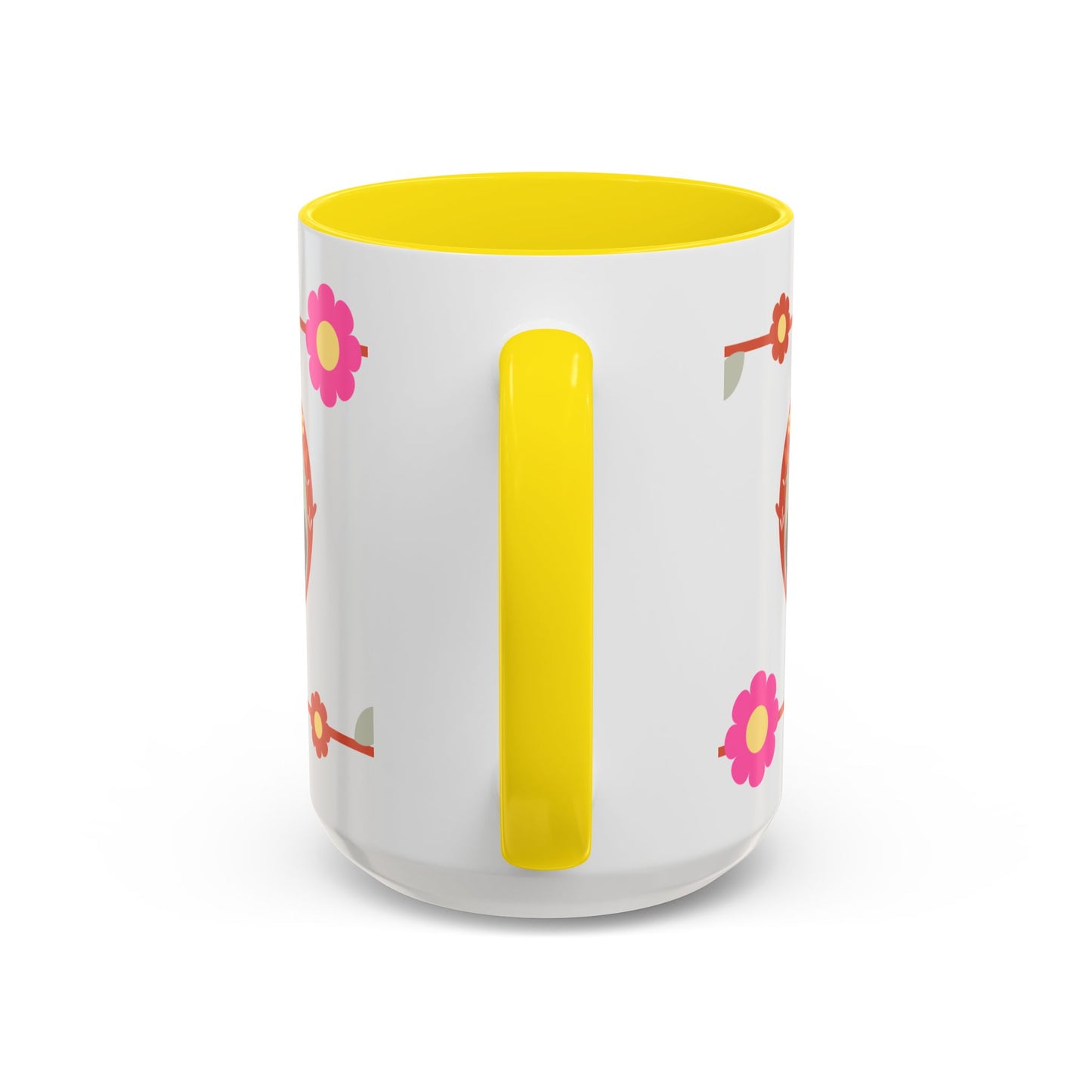 Happy Mother's Day, Customizable - Accent Coffee Mug (11, 15oz) - 10889