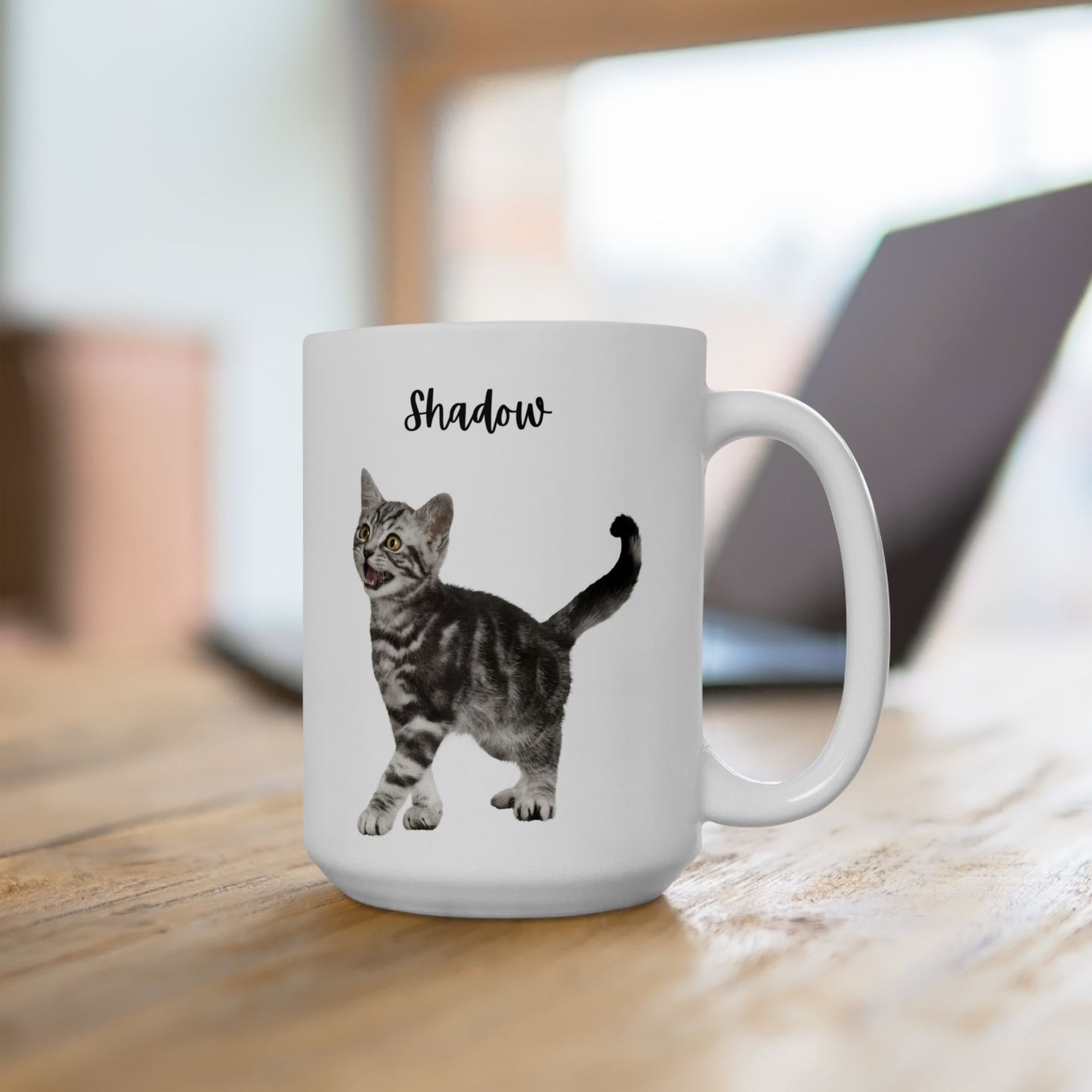 Personalised Cat Ceramic Mug, Coffee Lovers Gift, Cat Lover's Mug, Cute Animal Mug, Funny Cat Coffee Cup - 14199
