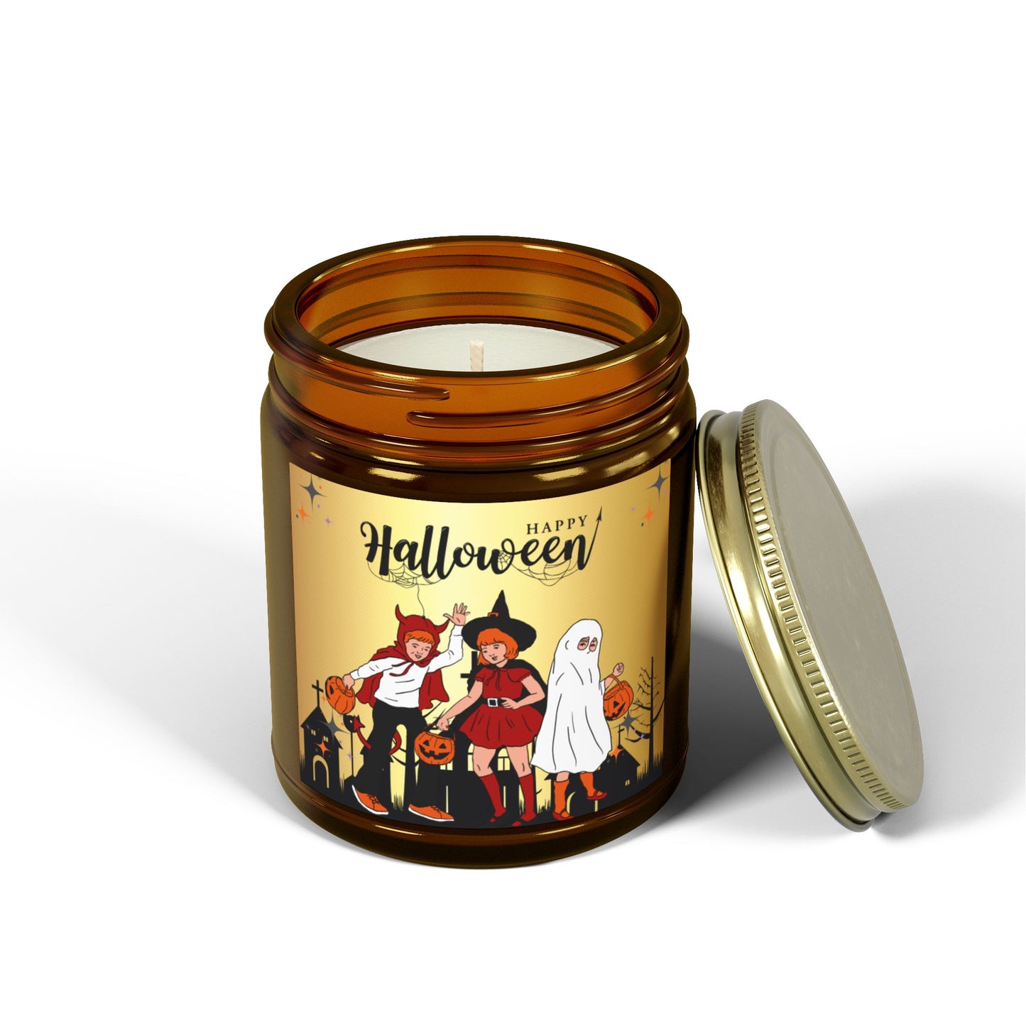 Kids, Happy Halloween - Coconut Apricot Wax (4oz, 9oz)