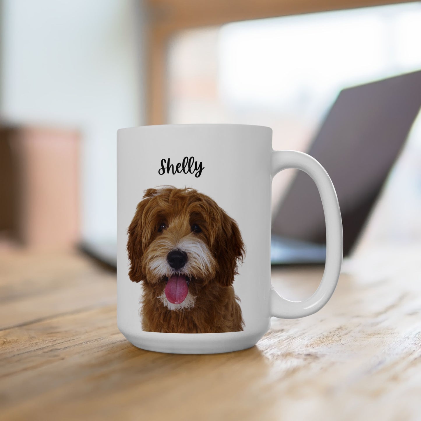 Personalized Dog Lover's Ceramic Mug - Cute Pet Gift for Coffee, Tea, Dog-Themed Home Decor - 14156