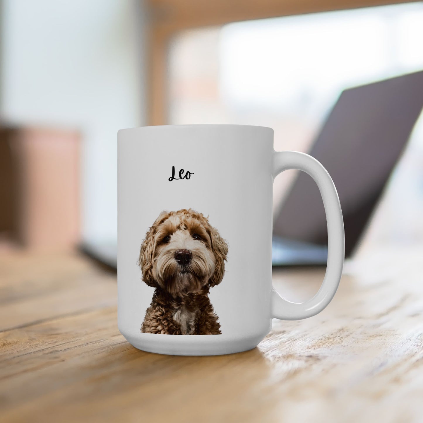 Personalized Pet Lover Ceramic Mug, Dog Lover Gift, Cute Coffee Cup, Animal Lover Mug, Customizable Pet Mug - 14172