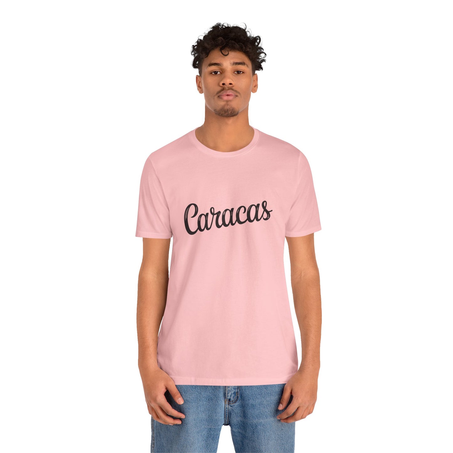 Caracas Unisex Jersey Short Sleeve Tee - Casual Graphic T-Shirt for Everyday Wear - 12270