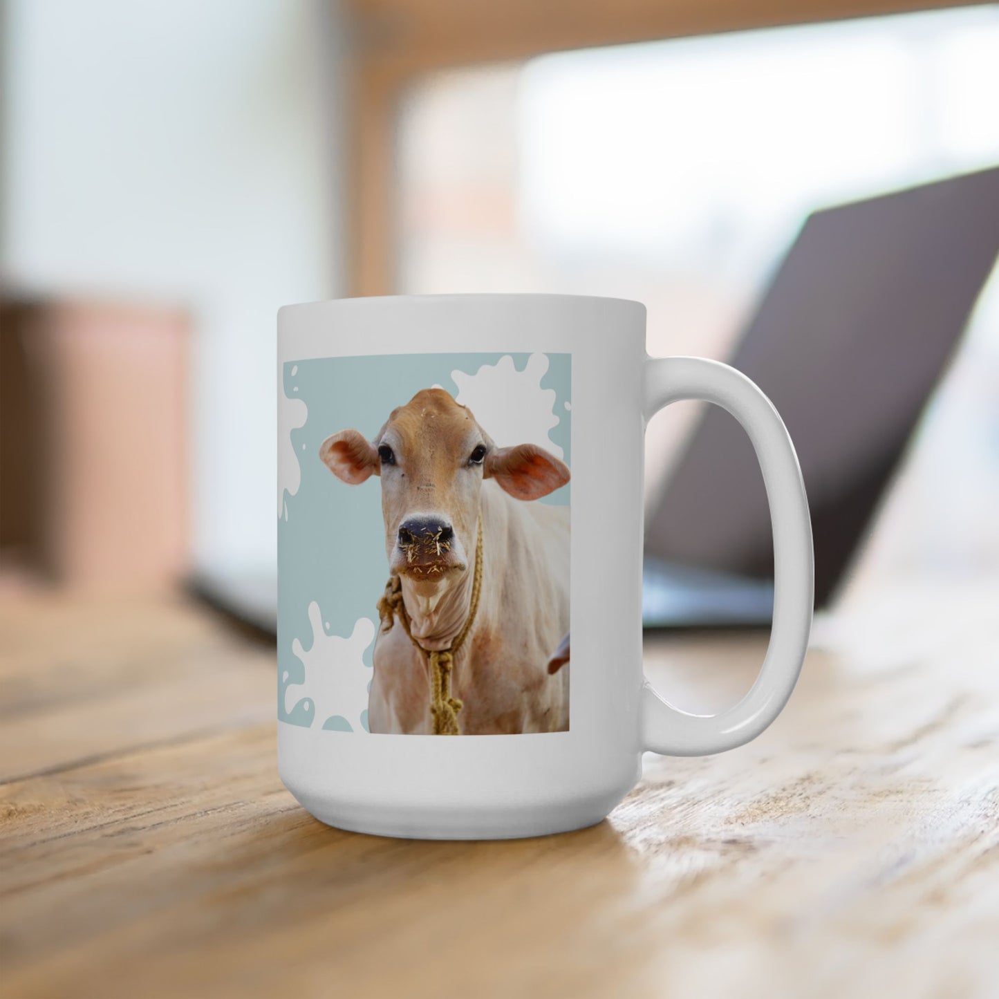 Churn Up the Caffeine, Let's Get Moo-ving - Ceramic Mug, (11oz, 15oz) - 11098