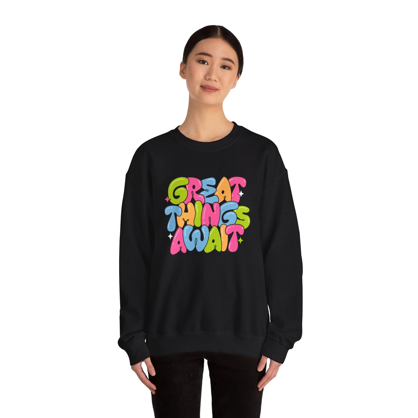 Great Things Awaits - Unisex Heavy Blend™ Crewneck Sweatshirt