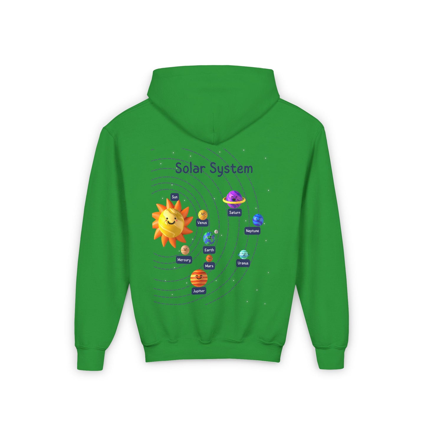 Our Solar Family! - Youth Heavy Blend Hooded Sweatshirt - 11161