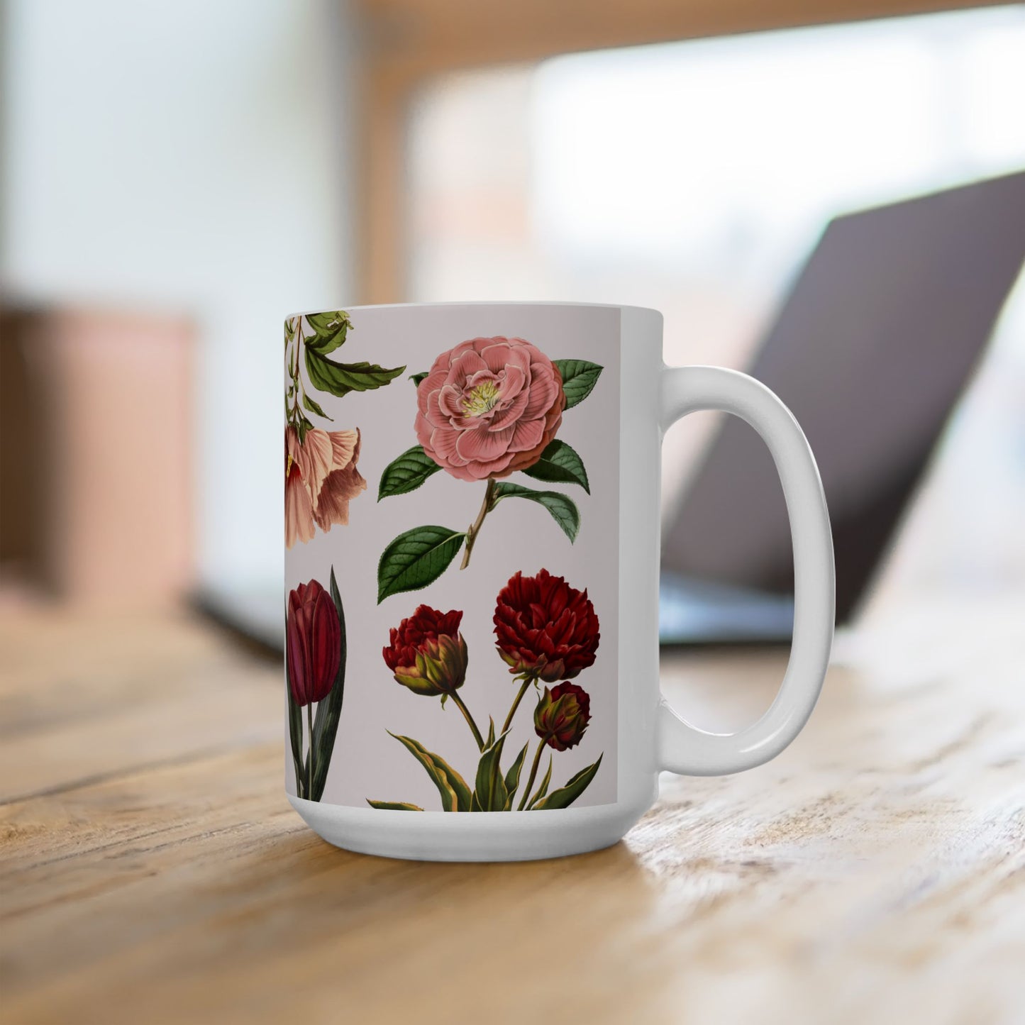 Beautiful Flowers - Ceramic Mug, (11oz, 15oz) - 11038