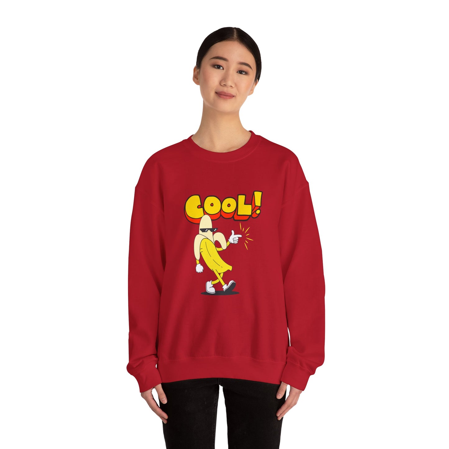 Bananaman, Cool - Unisex Heavy Blend™ Crewneck Sweatshirt - 11269