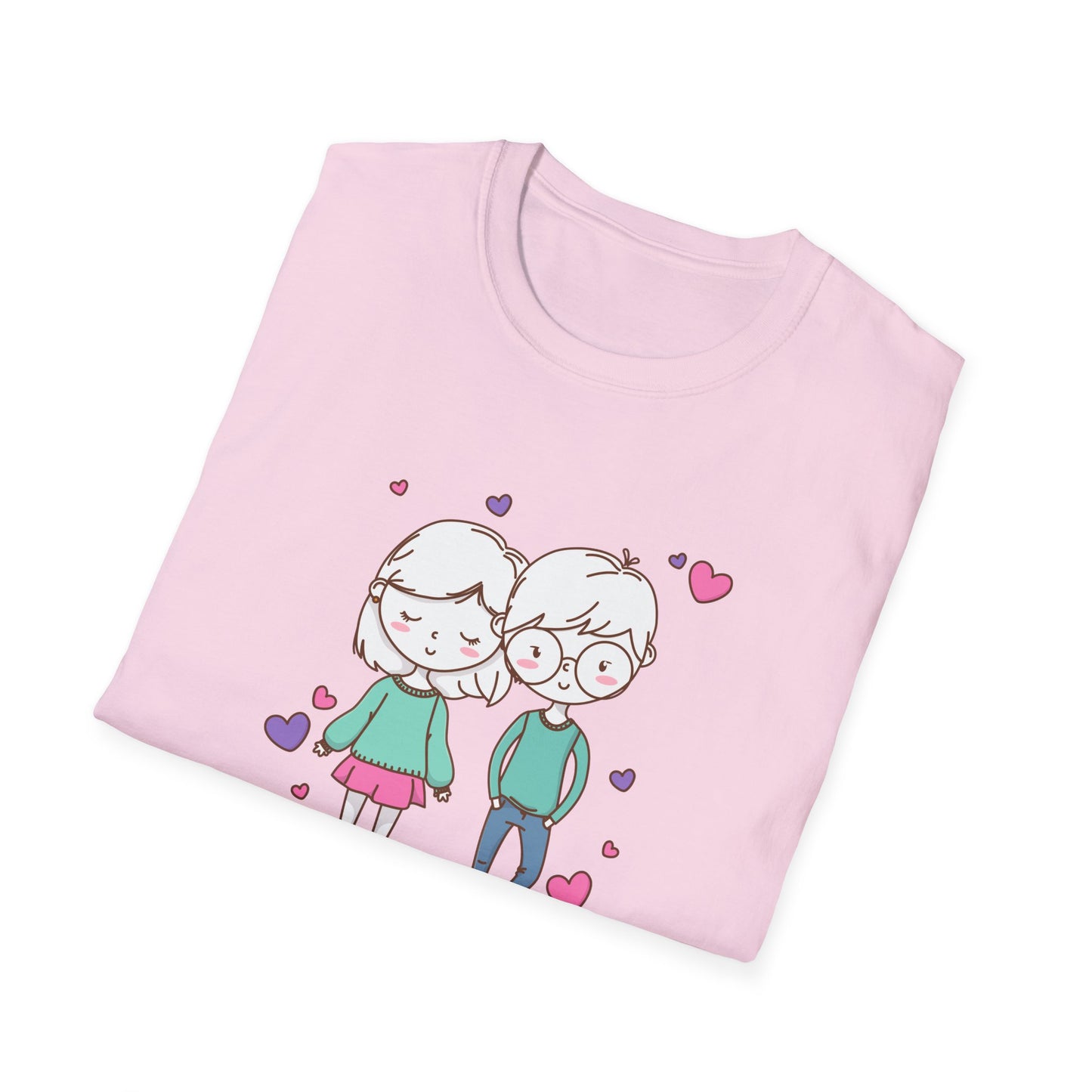 Cute Couple, Love You - Unisex Softstyle T-Shirt - 11528