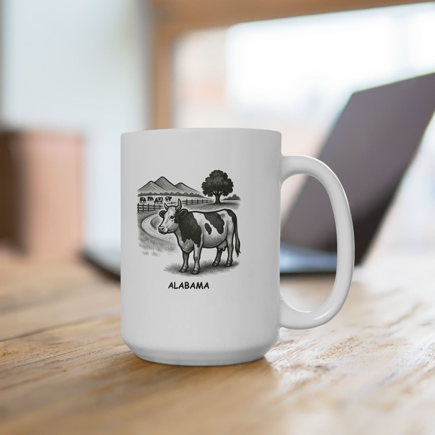 "Alabama: The only state with more cows than traffic." Ceramic Mug – 12793