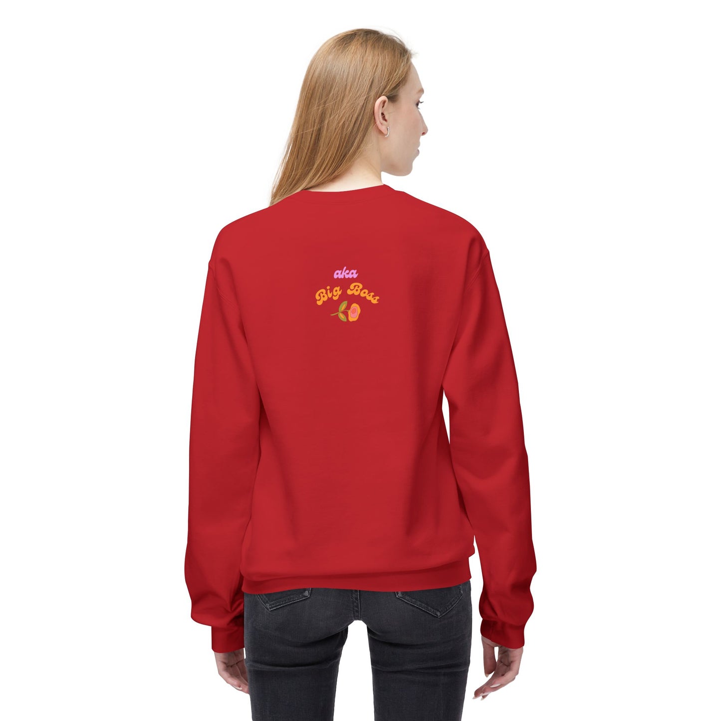 Big Sis - Unisex Midweight Softstyle Fleece Crewneck Sweatshirt - 11808