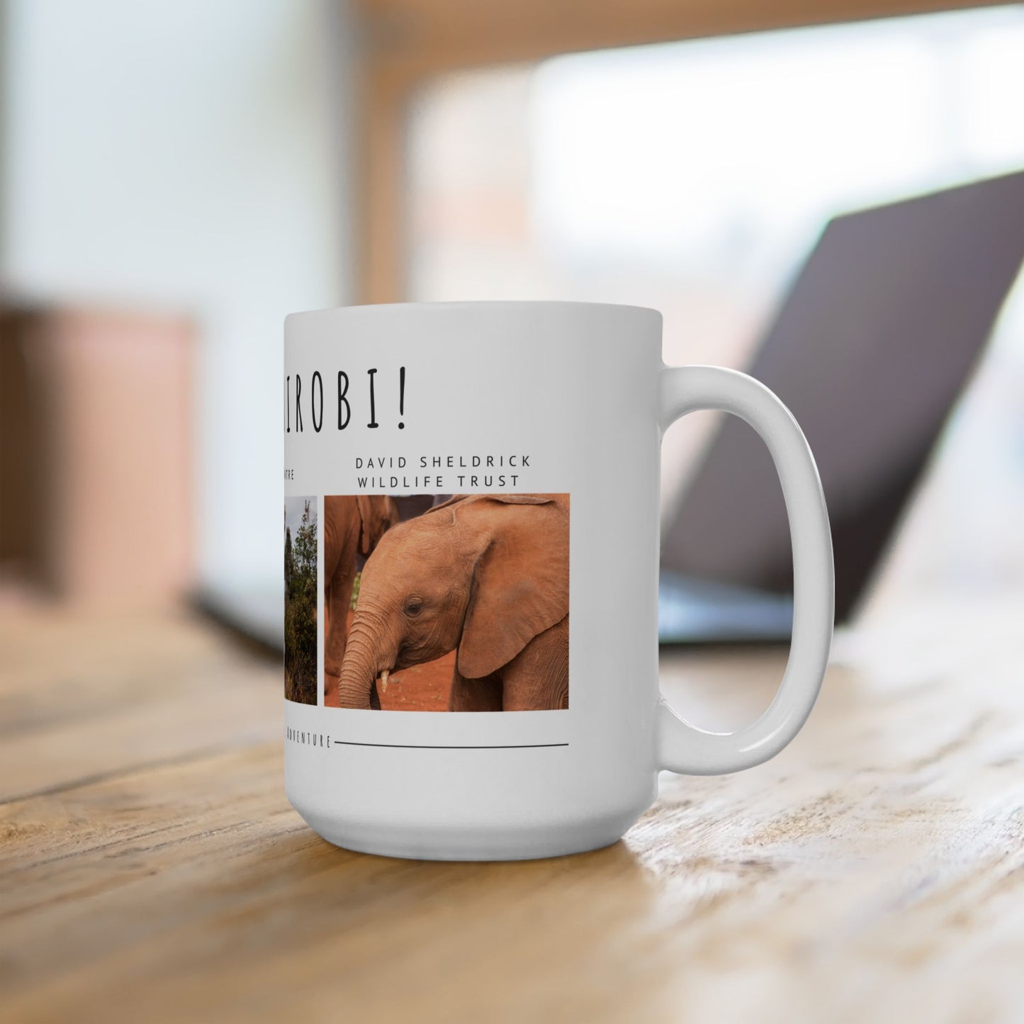 Hello Nairobi! Ceramic Mug - 11oz & 15oz | Wildlife, Culture, Adventure - 12099