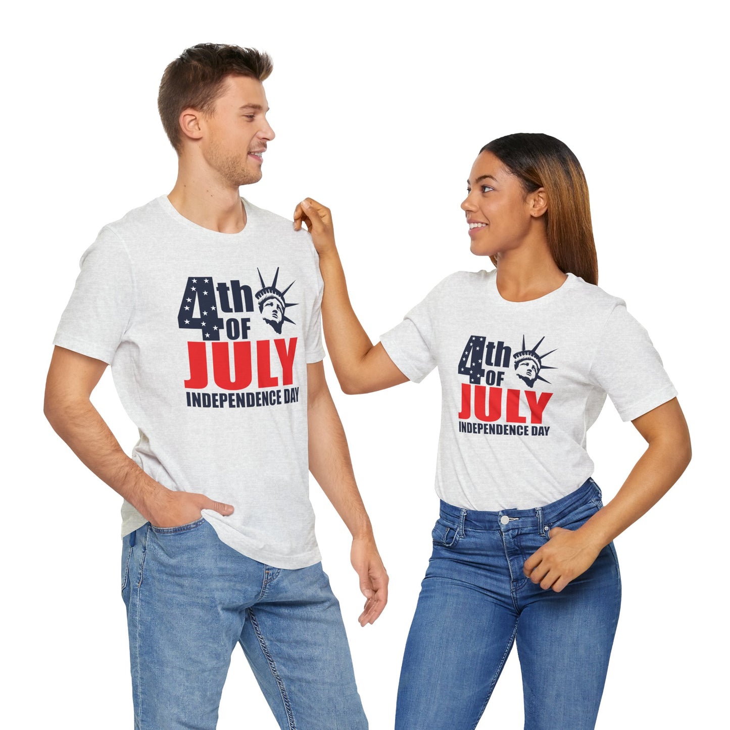 July 4, Independence Day - Unisex Jersey Short Sleeve Tee