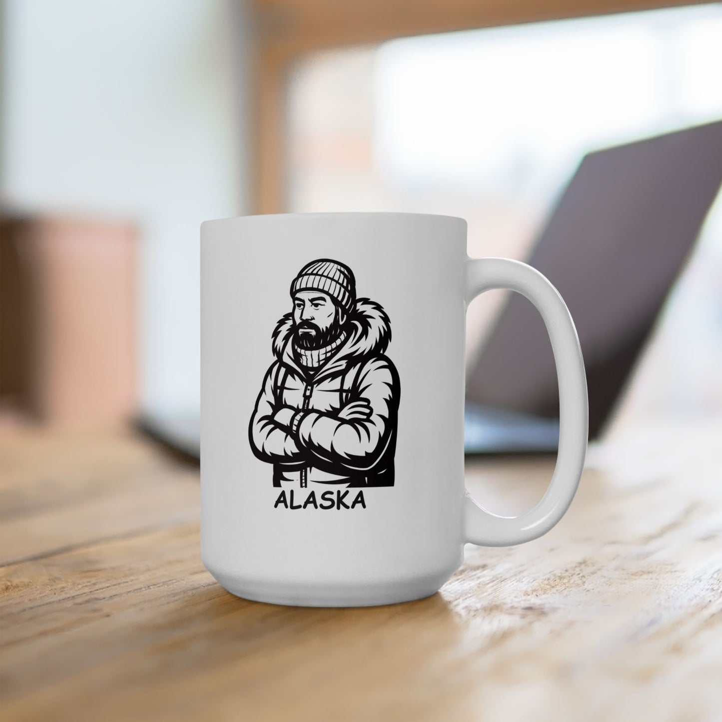 "In Alaska, we don’t complain about the cold; we just add more layers." Ceramic Mug - 13029