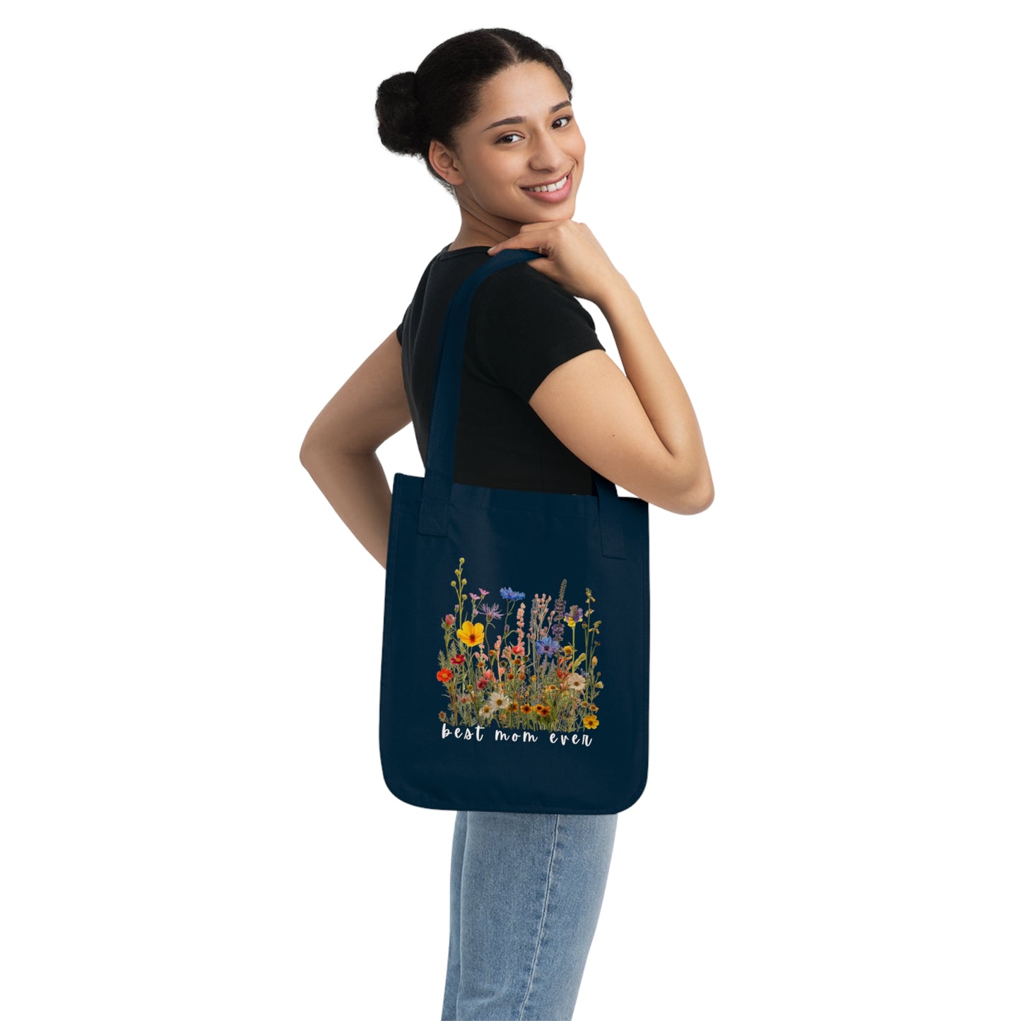 Best Mom Ever - Customized Organic Canvas Tote Bag - 10518