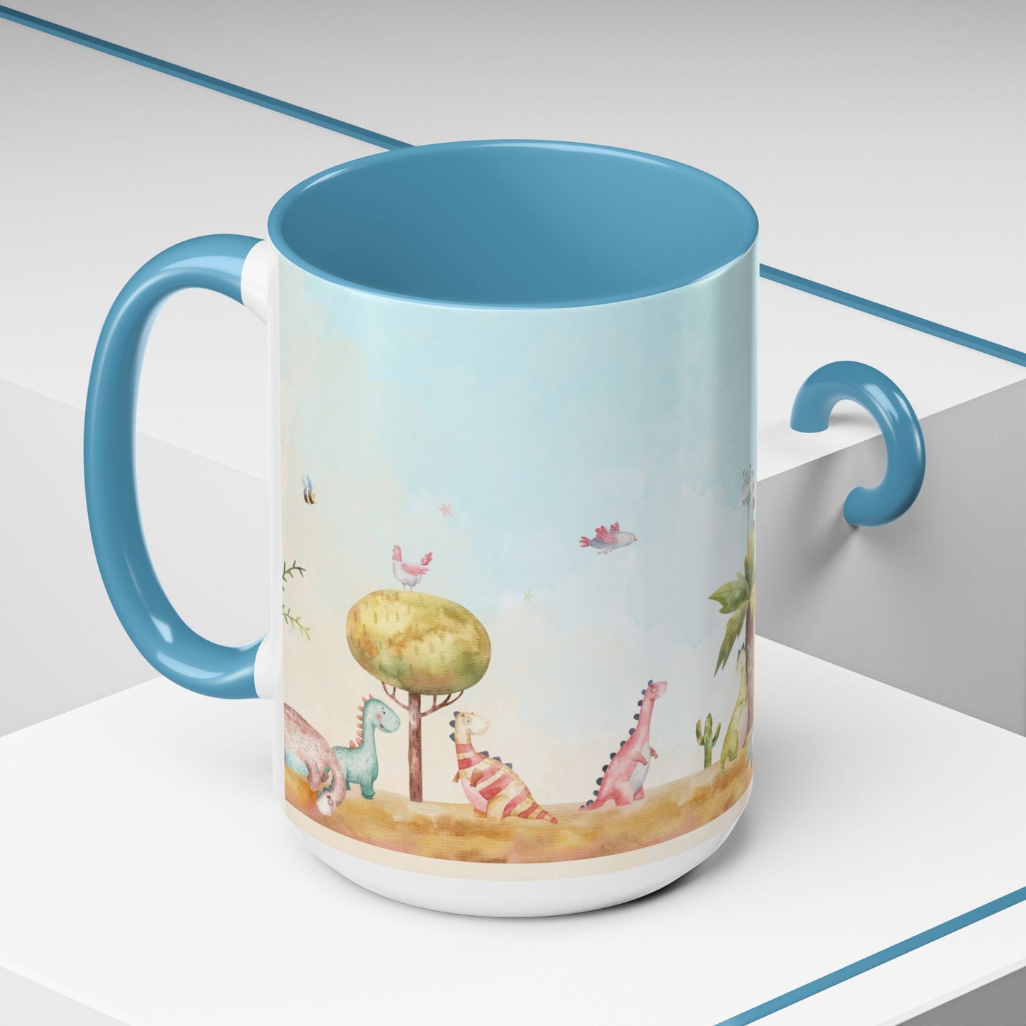 Dinosaurs - Accent Coffee Mug (11, 15oz) - 11184