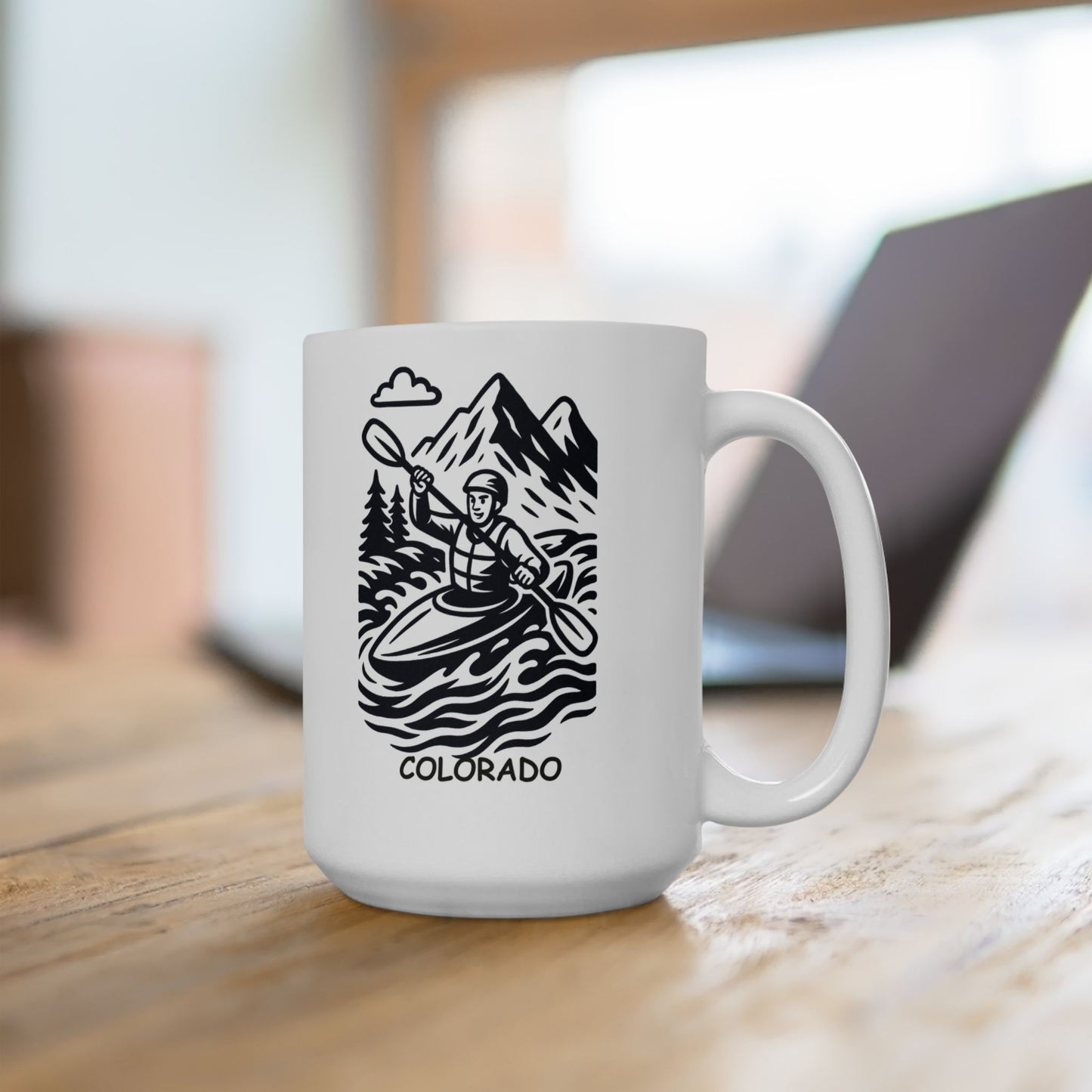 "Colorado: Where even the rivers have an adventurous spirit." Ceramic Mug - 13521