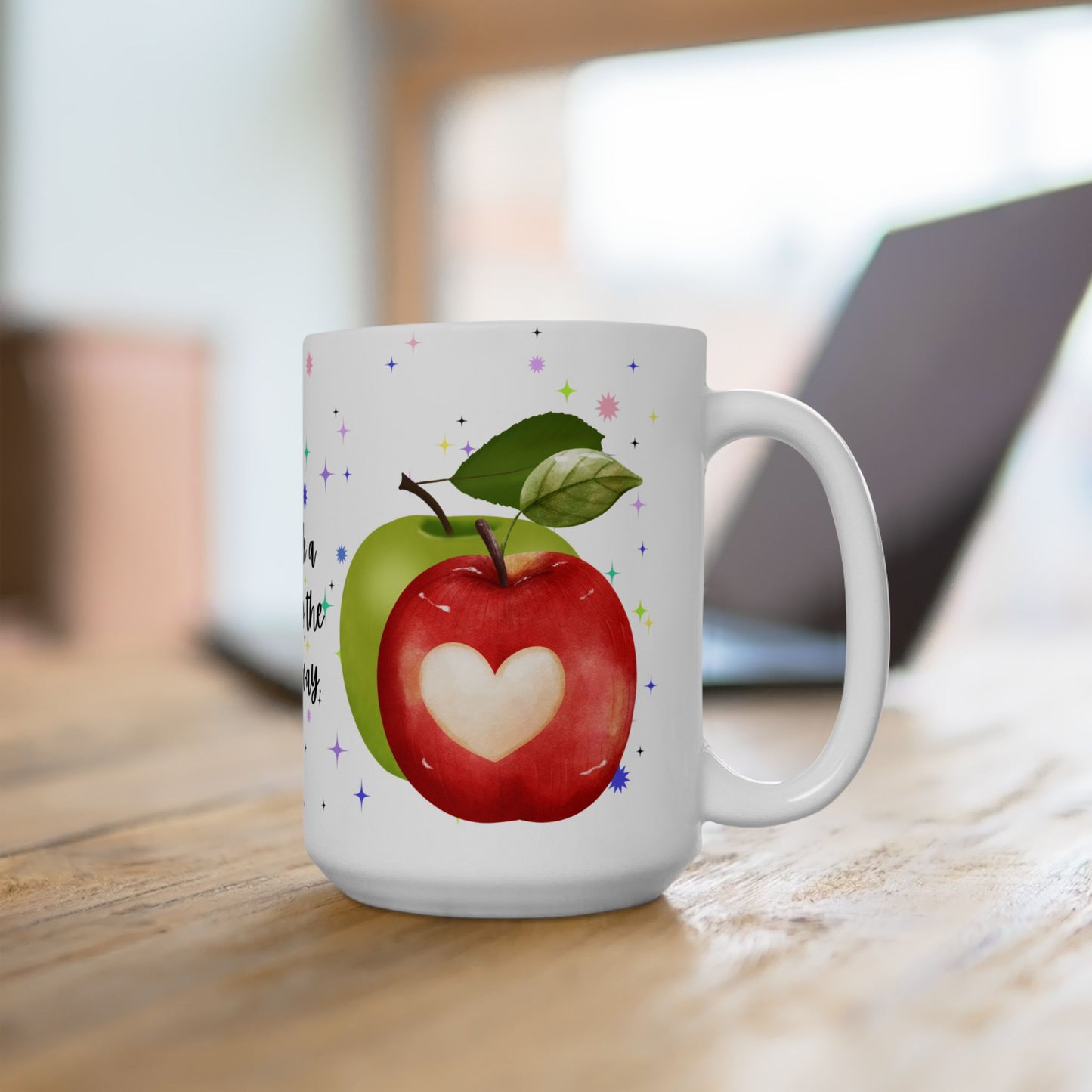 An Apple a Day Keeps the Doctor Away - Ceramic Mug, (11oz, 15oz) - 10662