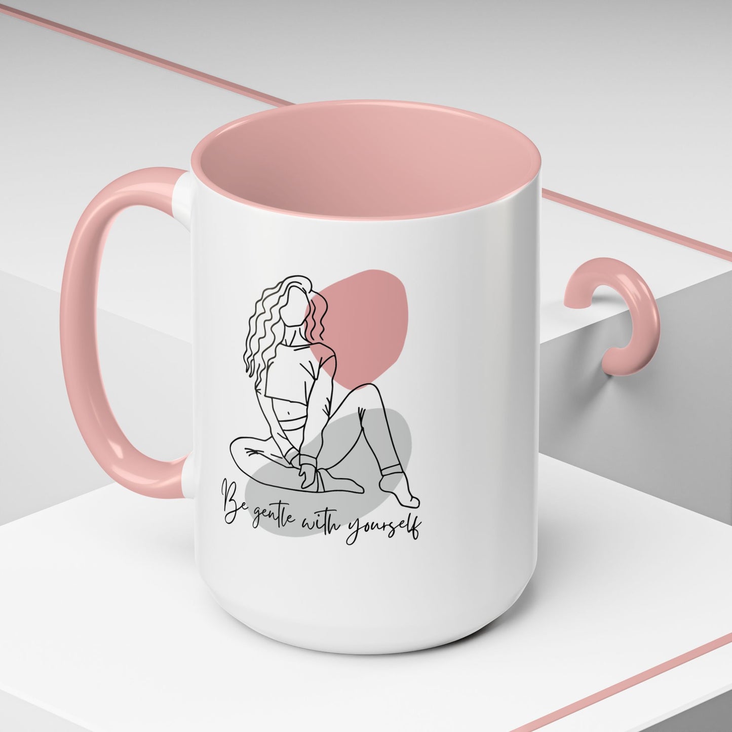 Personalized Self-Care Coffee Mug - Be Gentle with Yourself, Inspirational Gift, Relaxation Mug, Self-Love Coffee Cup, Motivational - 14077