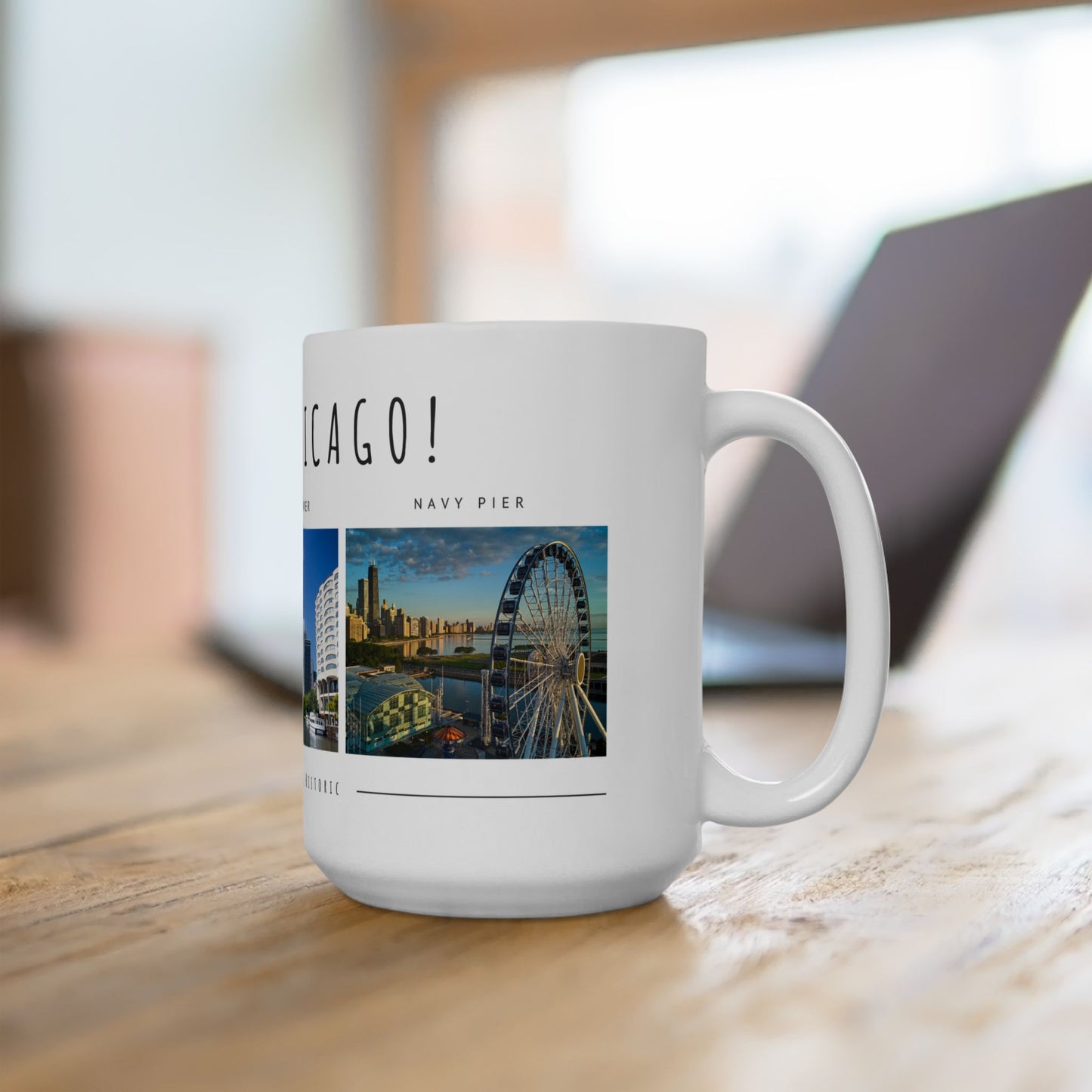 Hello Chicago Ceramic Mug - 11oz & 15oz - 12023