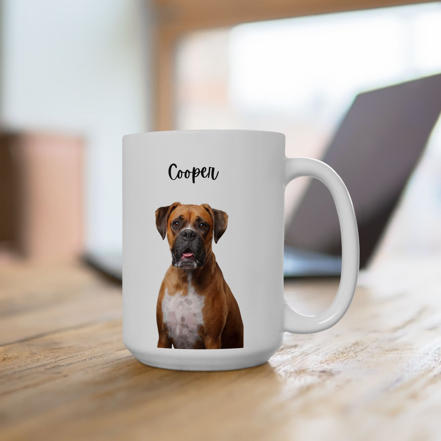 Personalized Dog Lover Mug, Cute Pet Gift, Coffee Cup, Animal Lover Present, Custom Ceramic Mug - 14176