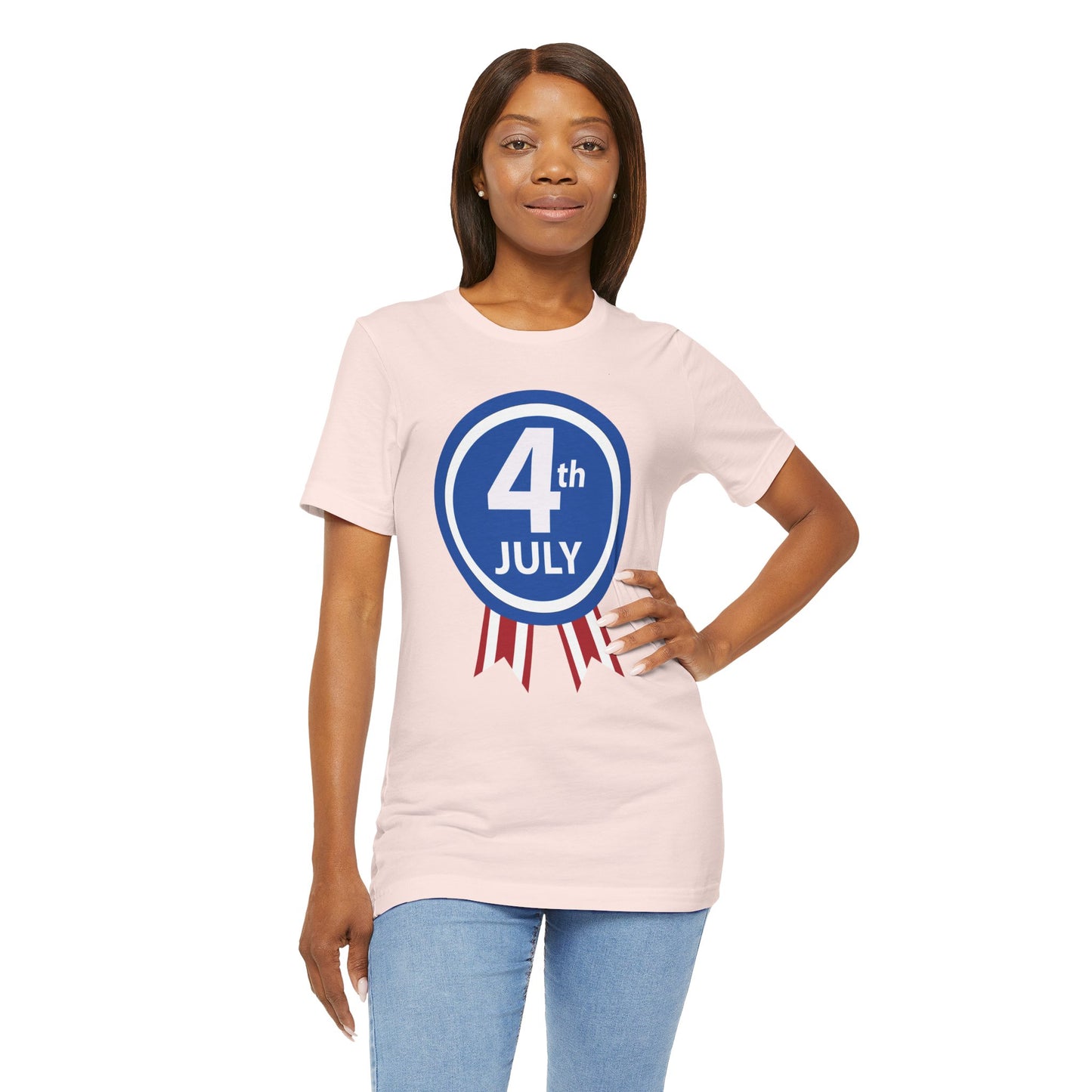 July 4, Independence Day - Unisex Jersey Short Sleeve Tee