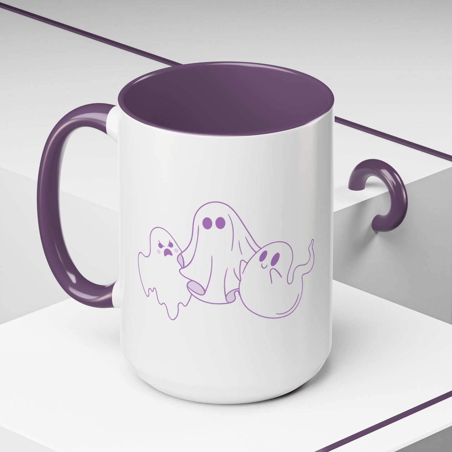 Halloween Ghosts, Boo - Accent Coffee Mug (11, 15oz) - 11050