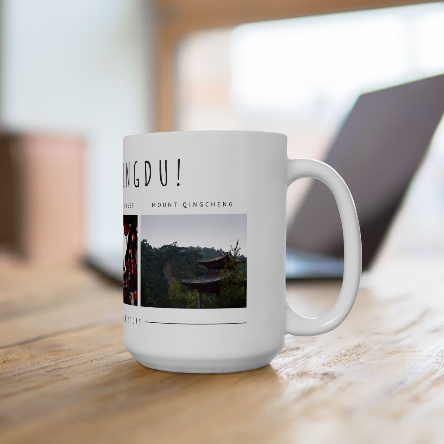 Hello Chengdu! Ceramic Mug - Explore Pandas, Spices & Culture - 11oz & 15oz Options - 12173