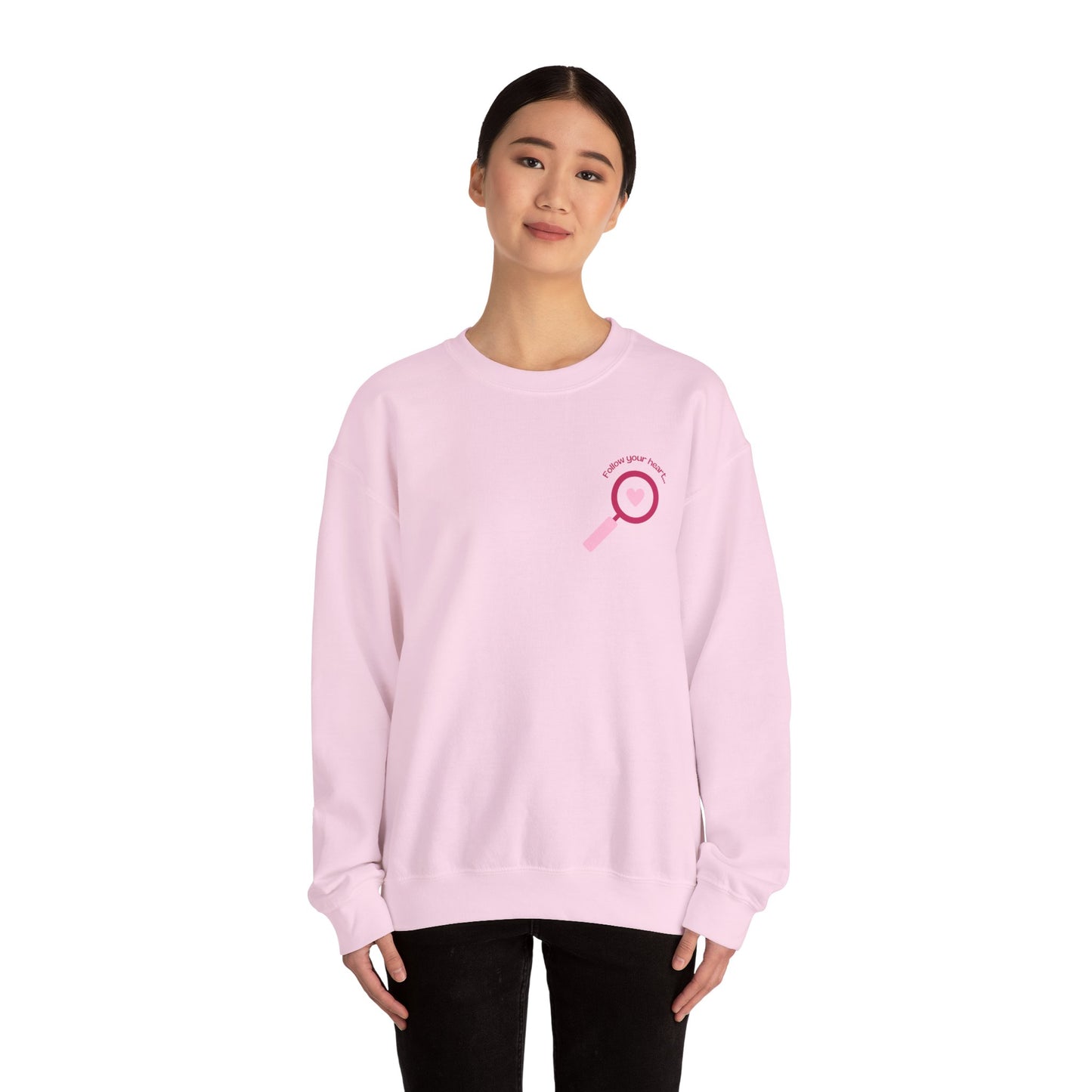 Follow Your Heart - Unisex Heavy Blend™ Crewneck Sweatshirt - 11621