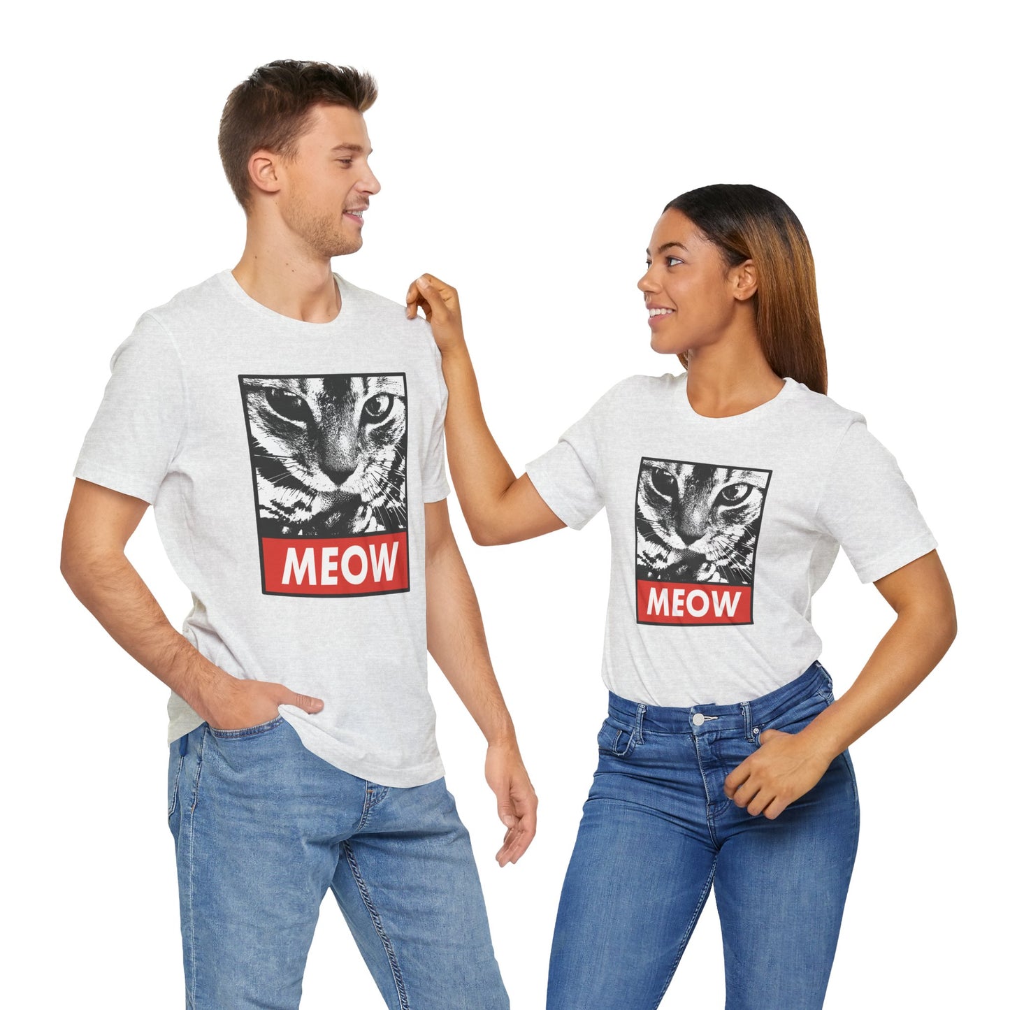 Meow - Unisex Jersey Short Sleeve Tee