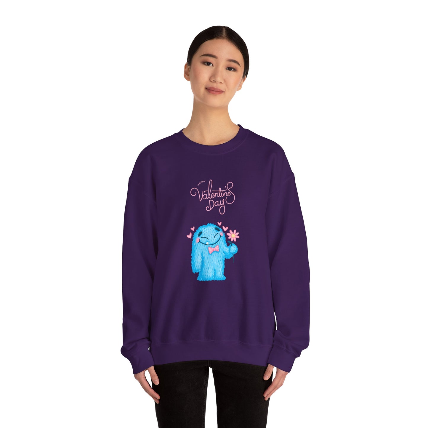 Happy Valentine's Day - Unisex Heavy Blend™ Crewneck Sweatshirt - 11385