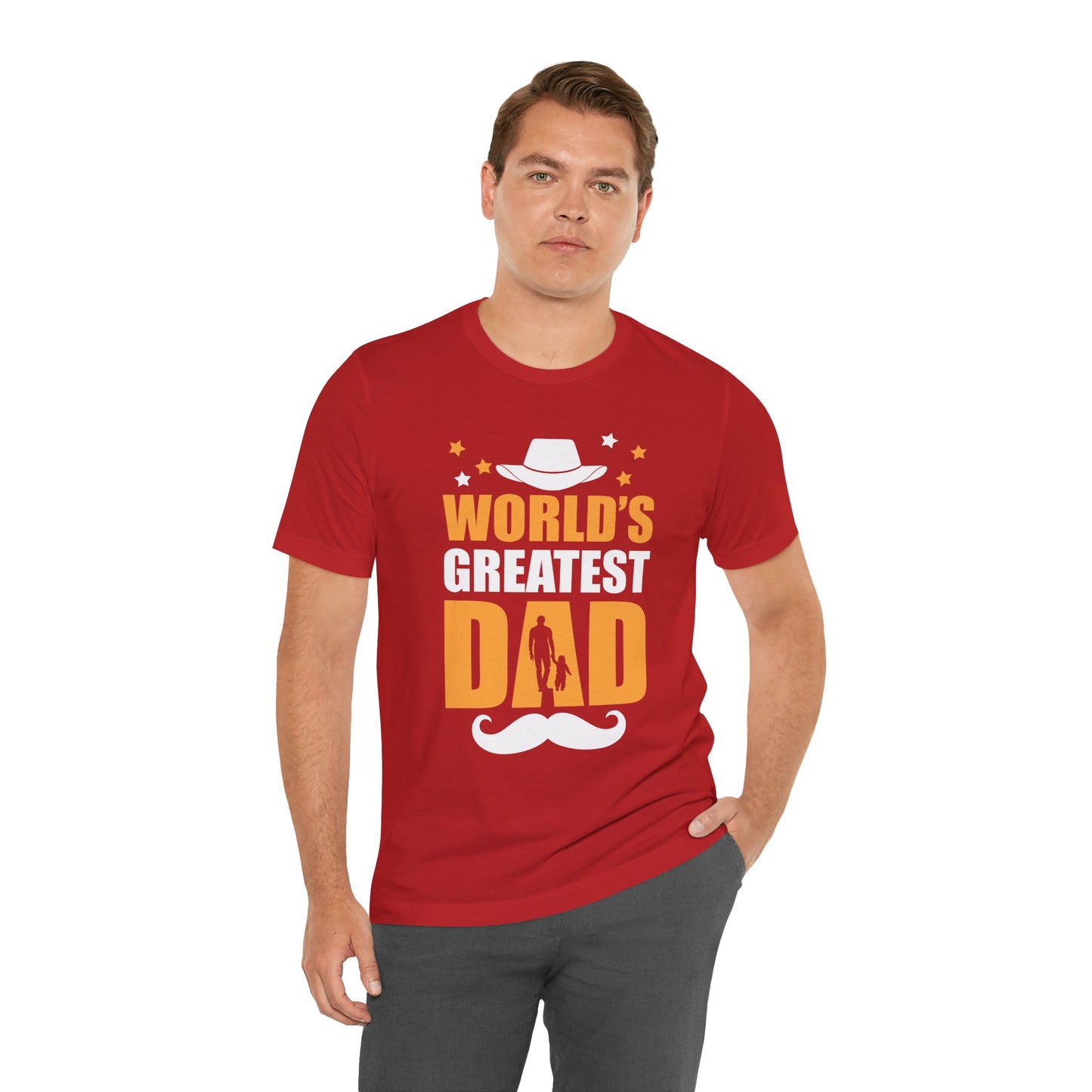 World's Greatest Dad - Unisex Jersey Short Sleeve Tee - 13740